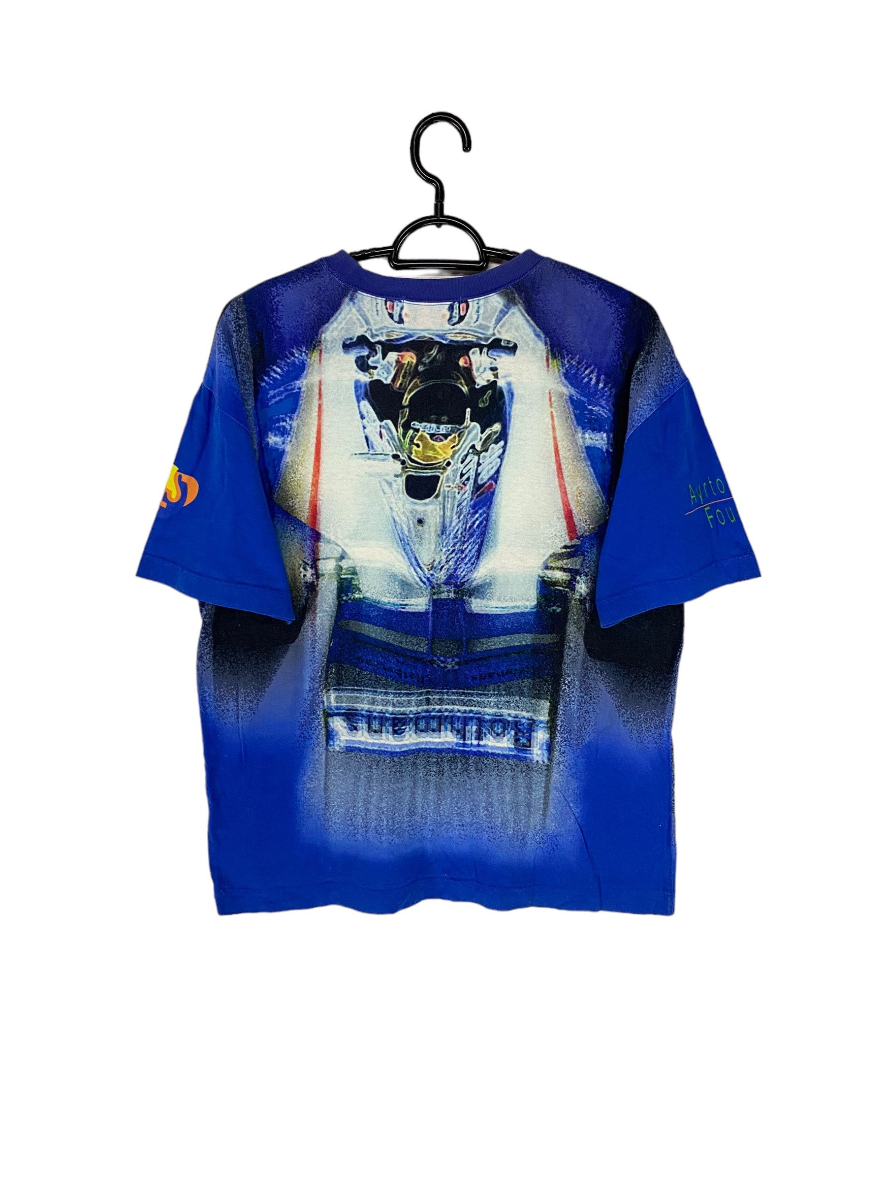 Formula 1 × Vintage 90s Ayrton Senna Rothmans F1 allover print shirt Size US M / EU 48-50 / 2 - 2 Thumbnail