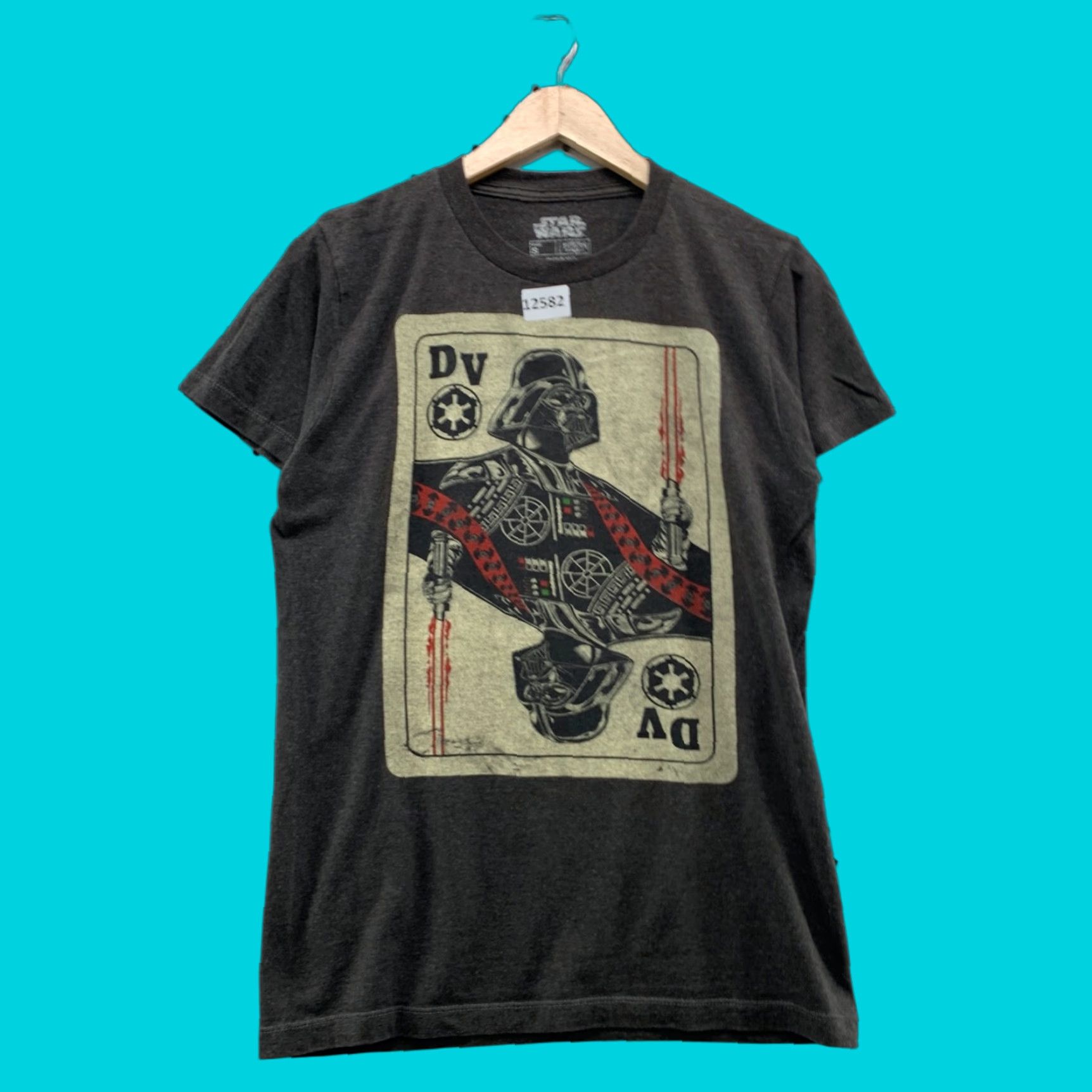 Star Wars Star Wars Shirt Small Men Darth Vader Card Graphic Short Sleeve Black S Size US S / EU 44-46 / 1 - 1 Thumbnail