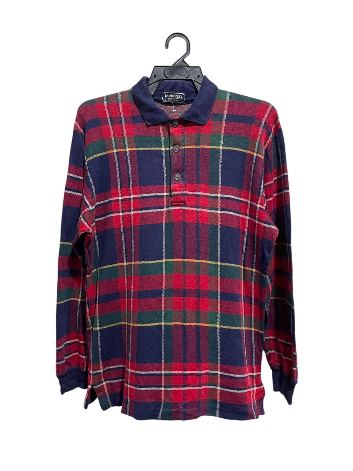 Burberry VTG 80s BURBERRY MADE IN USA CHECKERED L/S SHIRTS Size US S / EU 44-46 / 1 - 3 Thumbnail