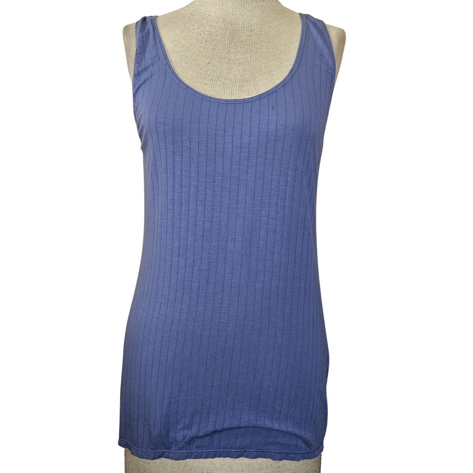 Jockey Blue Ribbed Tank Size Large | Grailed