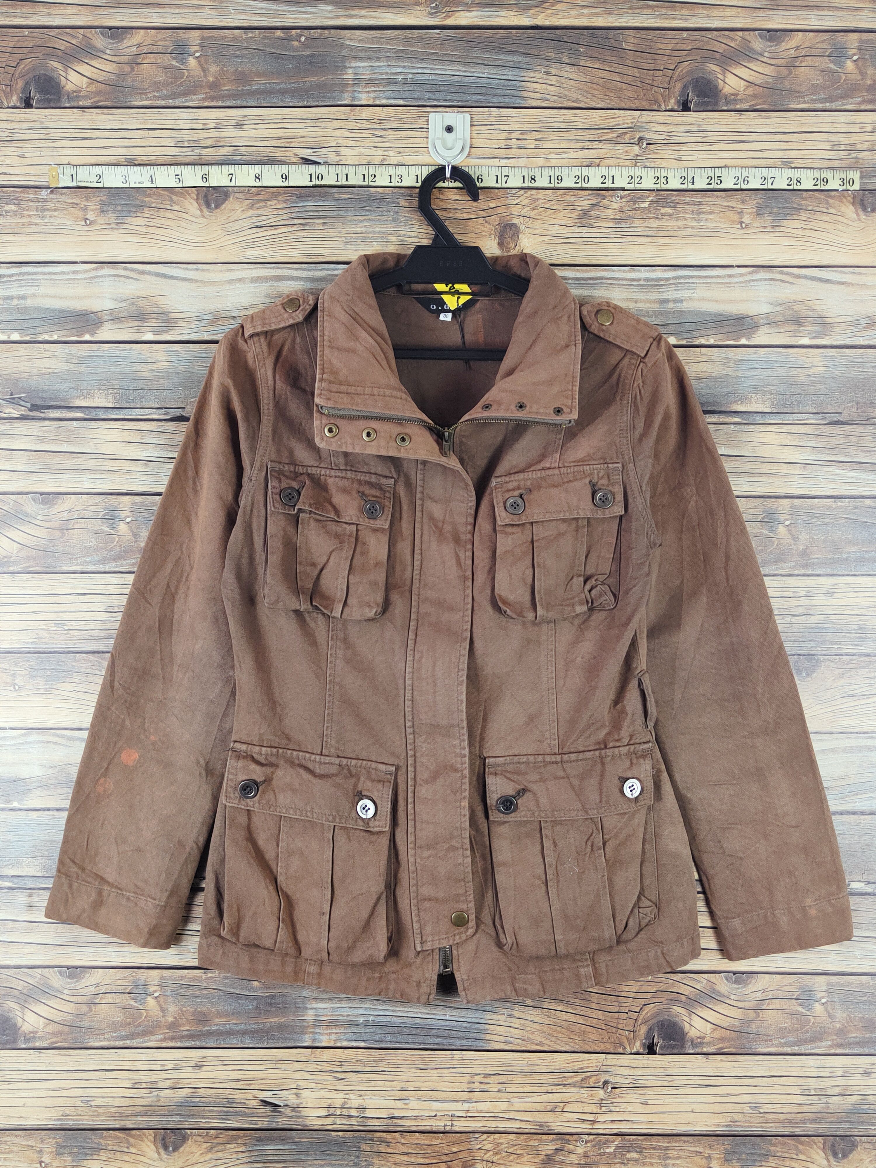 O.d.a Brown faded vintage Jackets #W1757