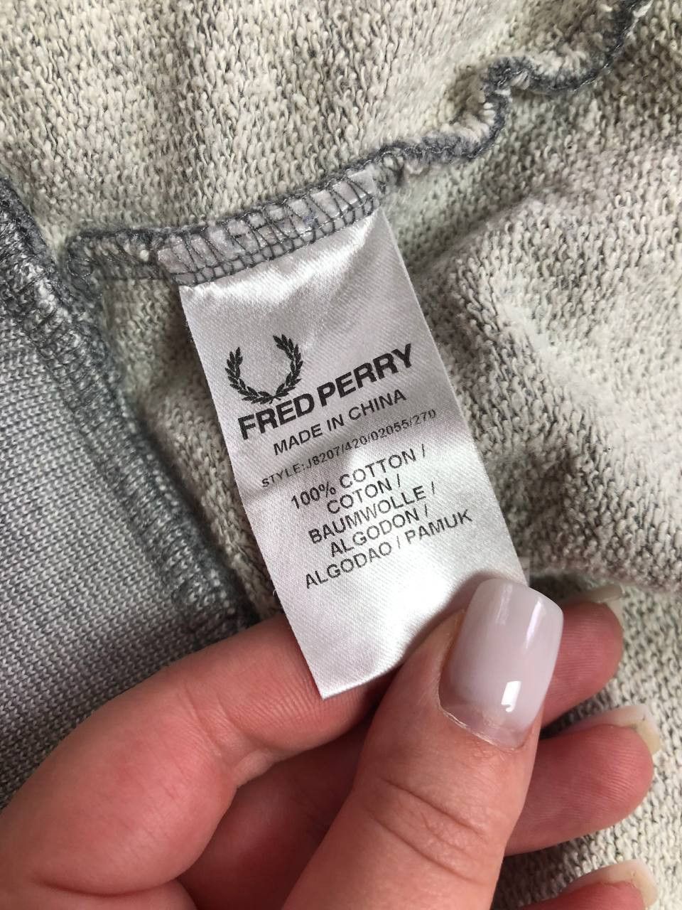 Fred Perry sweatshirt Y2K Fred Perry logo gray streetwear Vintage Size US XXL / EU 58 / 5 - 3 Thumbnail