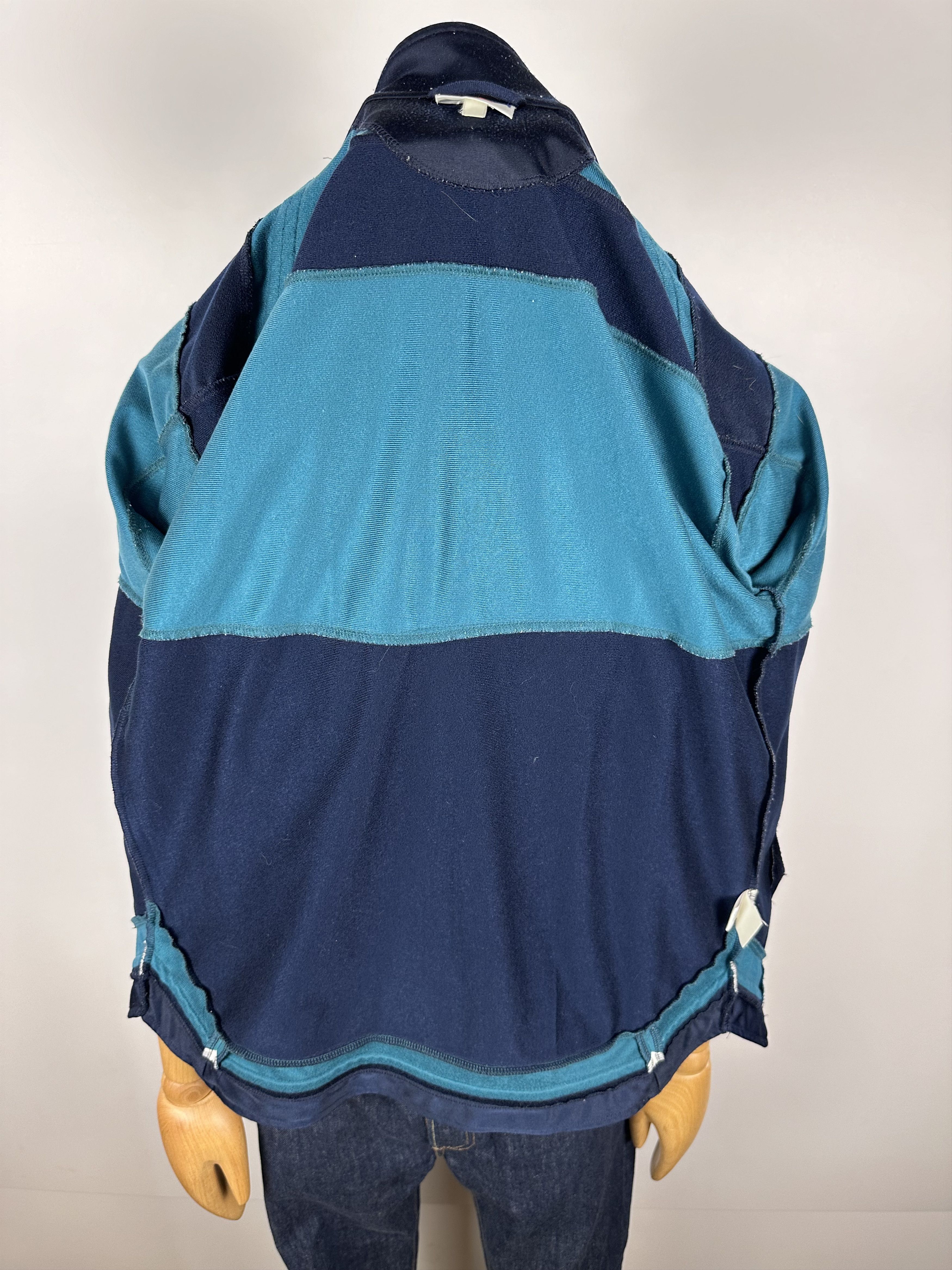 Reebok × Vintage Reebok Vintage 90s Blue Green Track Tracksuit Top Jacket Size US XS / EU 42 / 0 - 9 Thumbnail