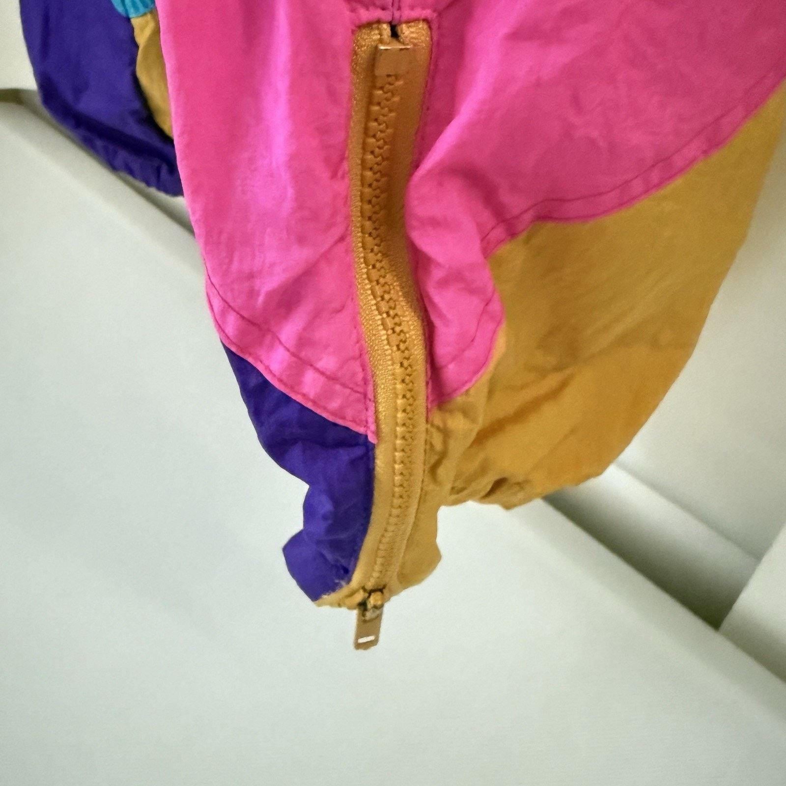 Other Vintage 80s Neon Parachute Windbreaker Lined Track Jogger Size 26" / US 2 / IT 38 - 6 Thumbnail