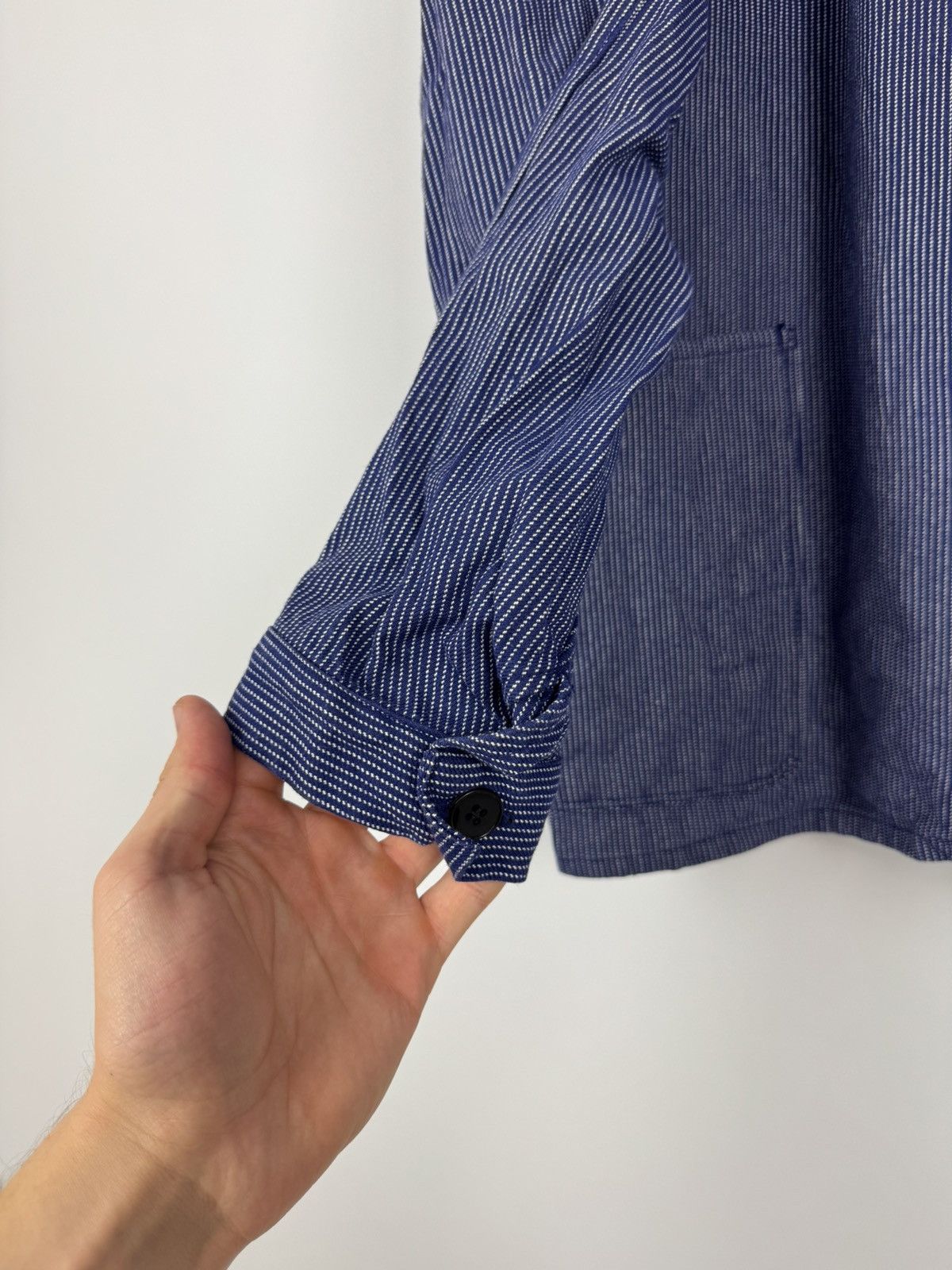 Vintage 1980’s Vintage Lutteurs Sanfor Work Blue Jacket Size US L / EU 52-54 / 3 - 10 Thumbnail