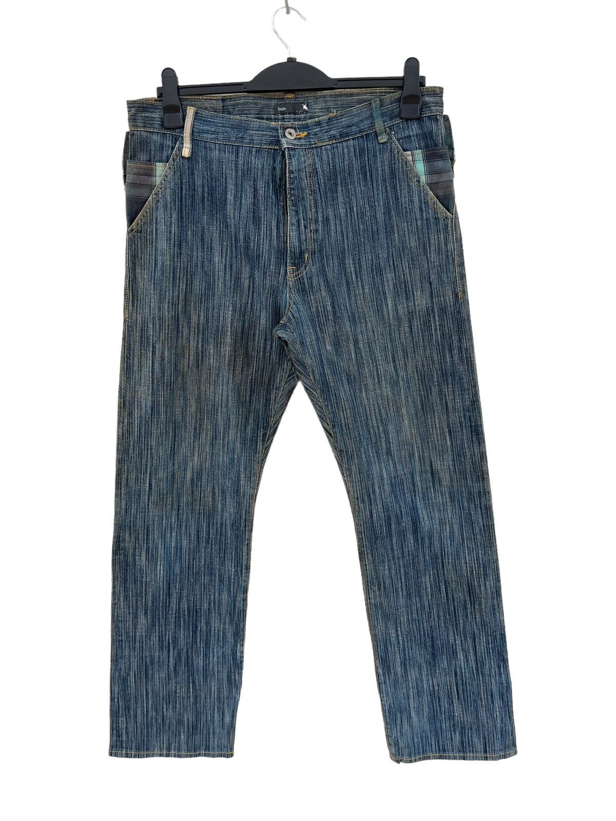 Vintage Vintage 81LDK Streetwear Japan Dirty Mud Denim Jeans Size US 34 / EU 50 - 6 Thumbnail