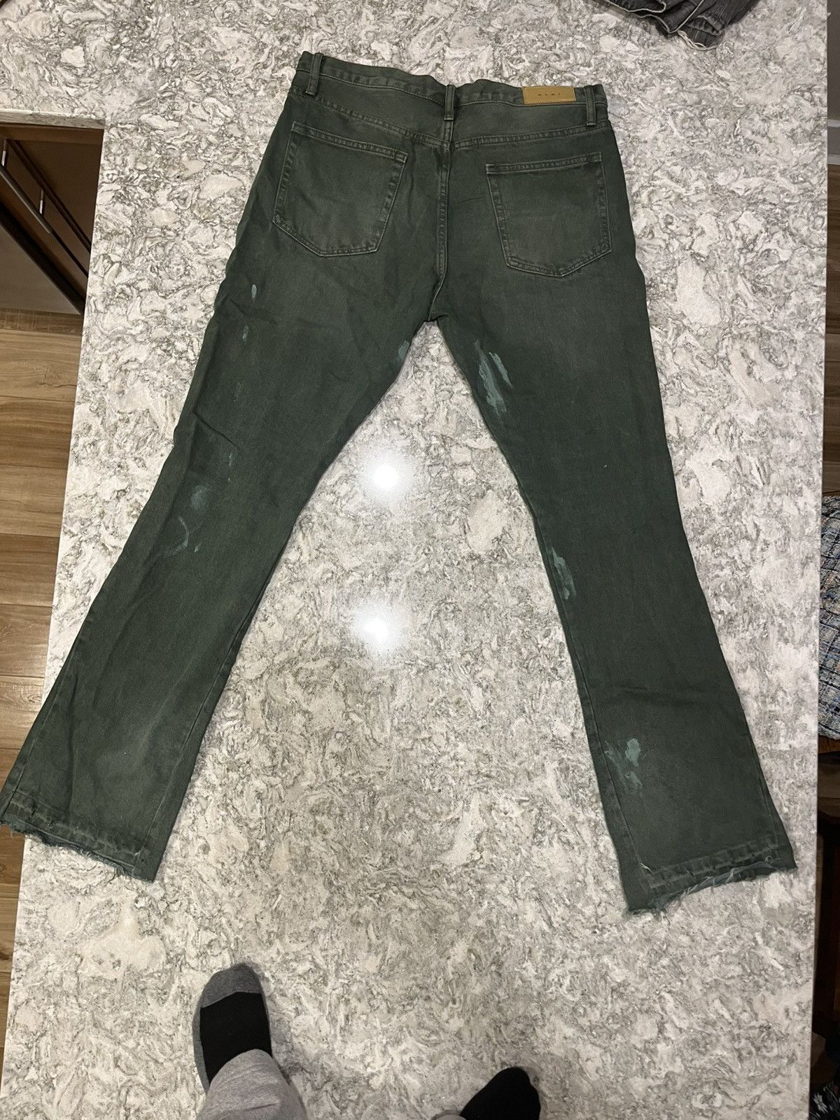 MNML Green Mnml Painter Jeans Size US 33 - 3 Thumbnail
