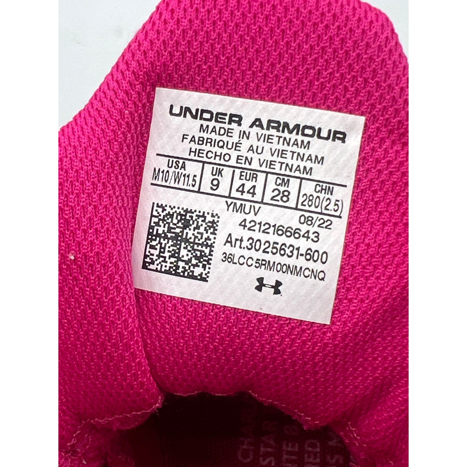 Under Armour Curry Brand Curry Flow 9 Team “While Tropic Pink” Size US 10 / EU 43 - 5 Thumbnail