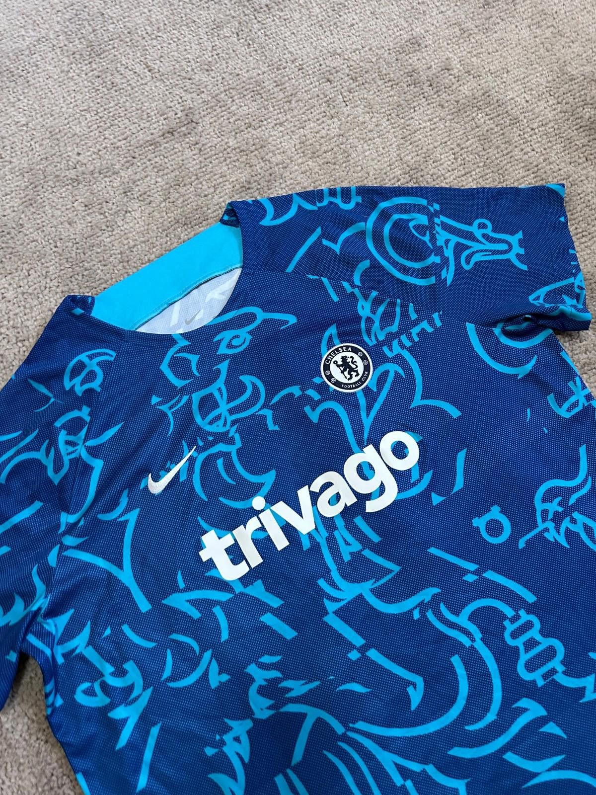Nike 2022-23 Chelsea Nike Football Soccer Training Shirt Sz XXL Size US XXL / EU 58 / 5 - 3 Thumbnail