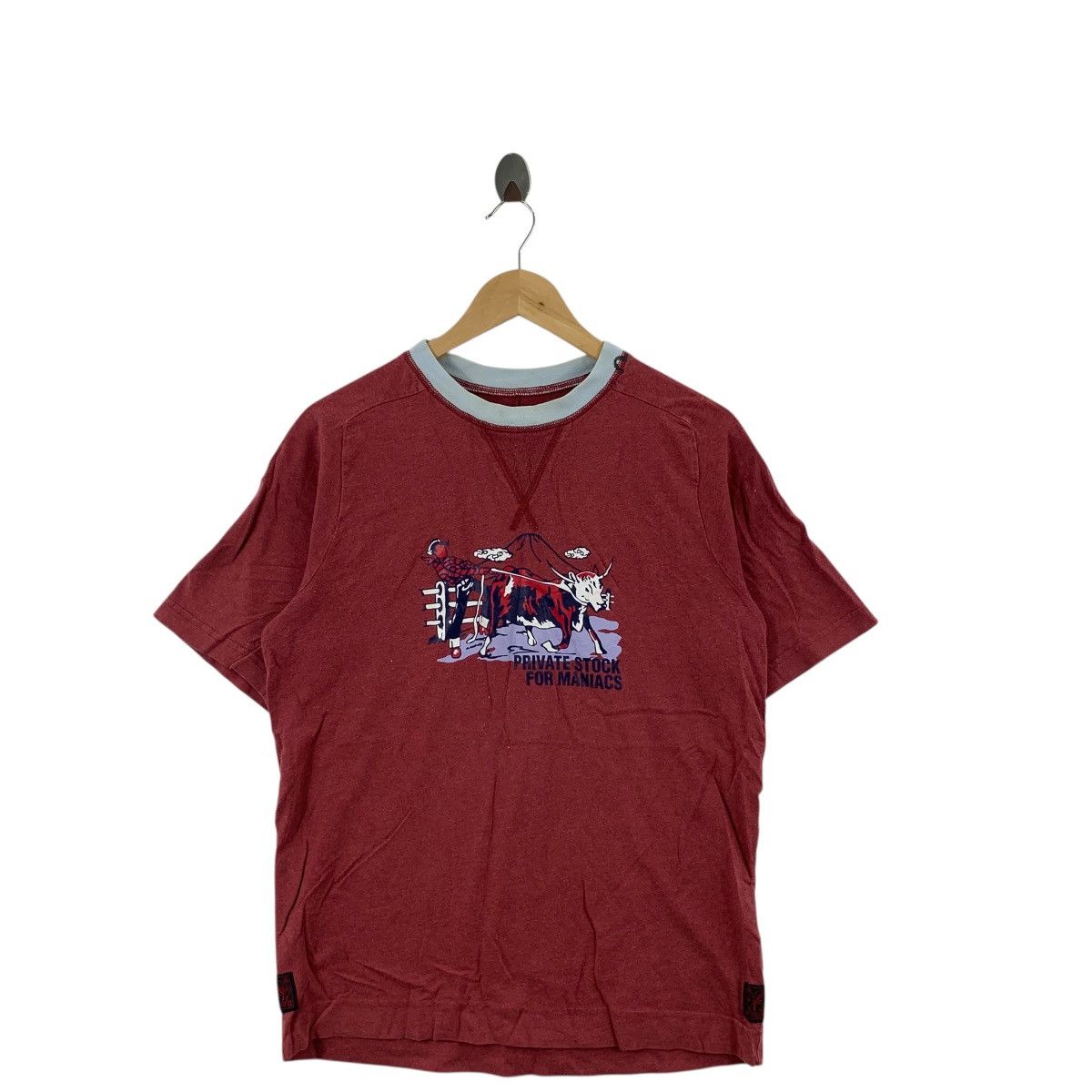 Evisu Vintage EVISU JAPAN Custom Made Collection Ranch Tee Shirt Size US L / EU 52-54 / 3 - 4 Thumbnail