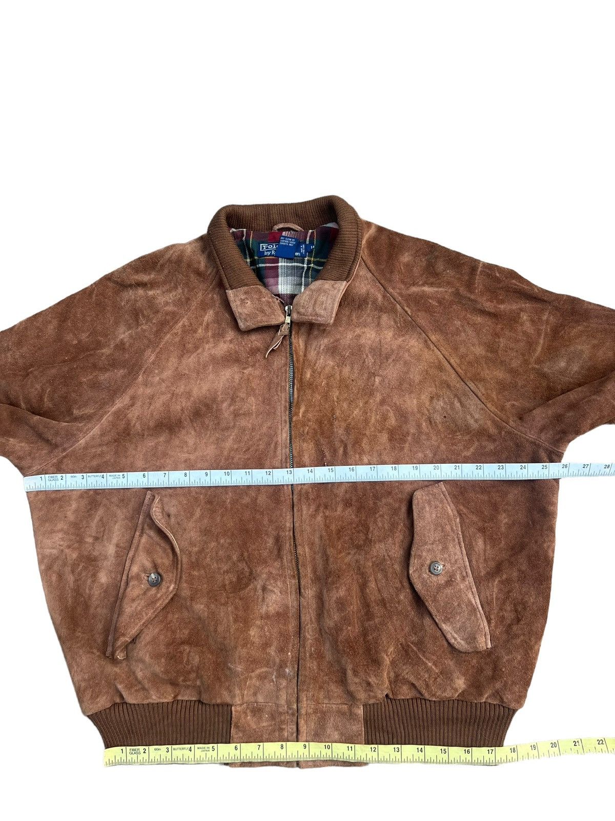 Polo Ralph Lauren VTG 90s Polo Ralph Lauren Patina Suede Leather Bomber Jacket Size US M / EU 48-50 / 2 - 2 Thumbnail