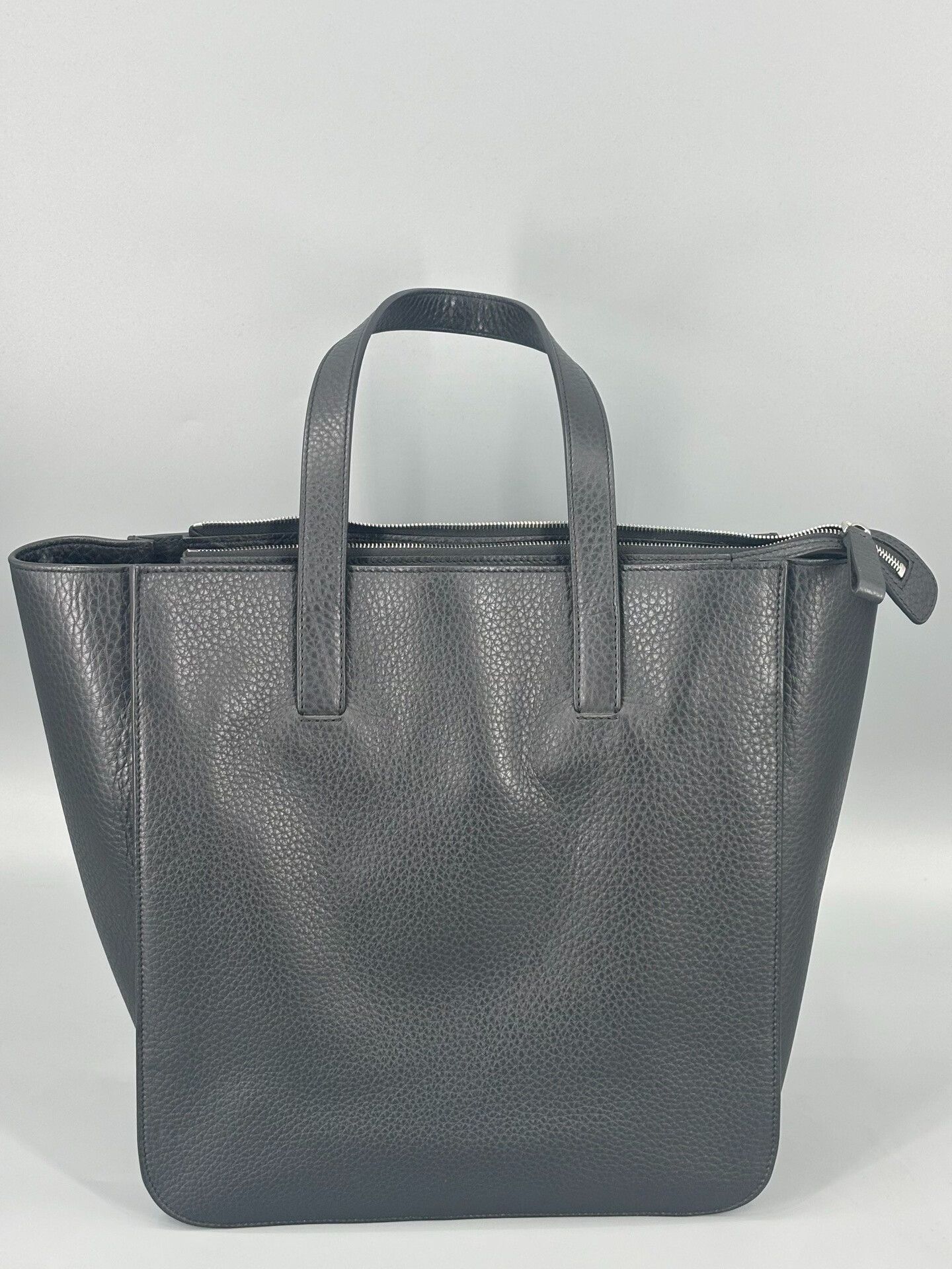 Emporio Armani Giorgio Armani Men's Leather Tote Bag Size ONE SIZE - 3 Thumbnail