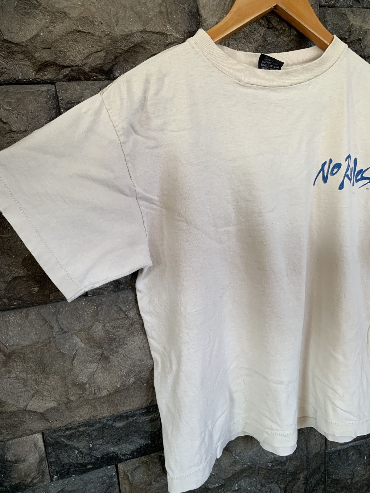 Vintage Vintage 90s No Rules Space Ball Alien Graphics T shirt Size US M / EU 48-50 / 2 - 5 Thumbnail