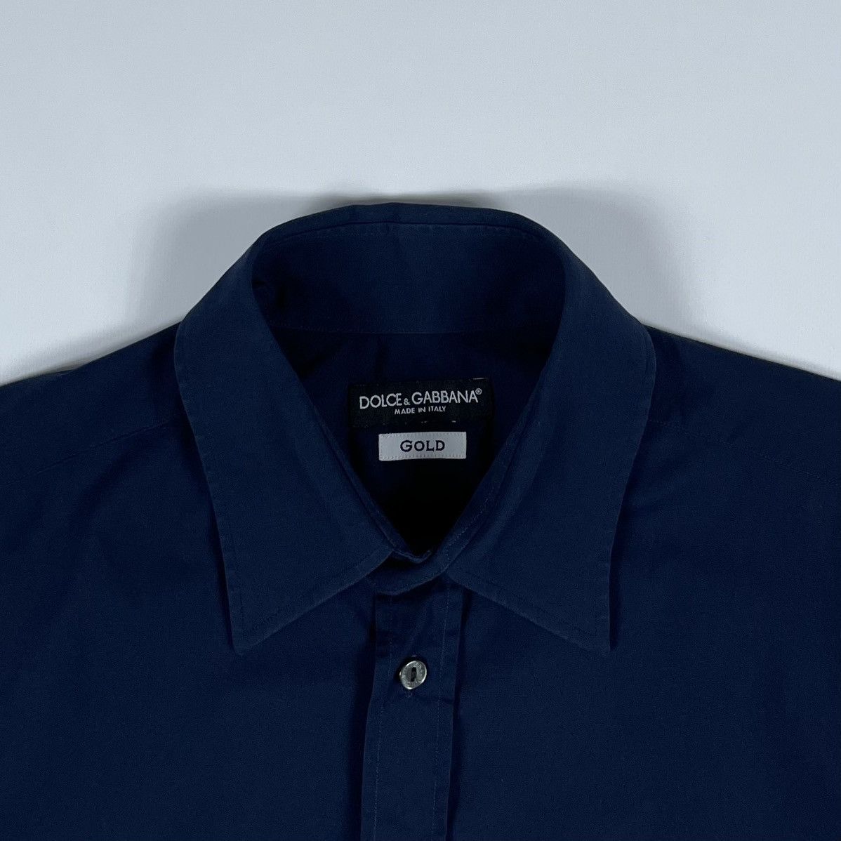 Dolce & Gabbana Dolce & Gabbana Gold Buttons Up Shirt Size US M / EU 48-50 / 2 - 4 Thumbnail