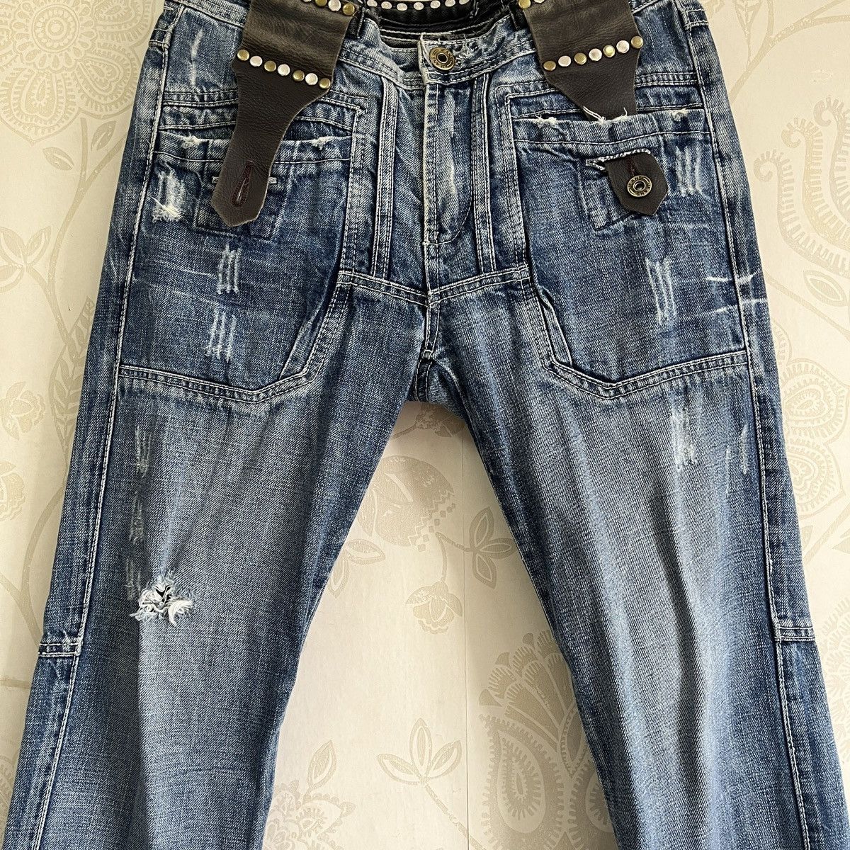 Beauty Beast × Japanese Brand Beauty Beast Japan Seditionaries Blue Jeans Size US 30 / EU 46 - 5 Thumbnail