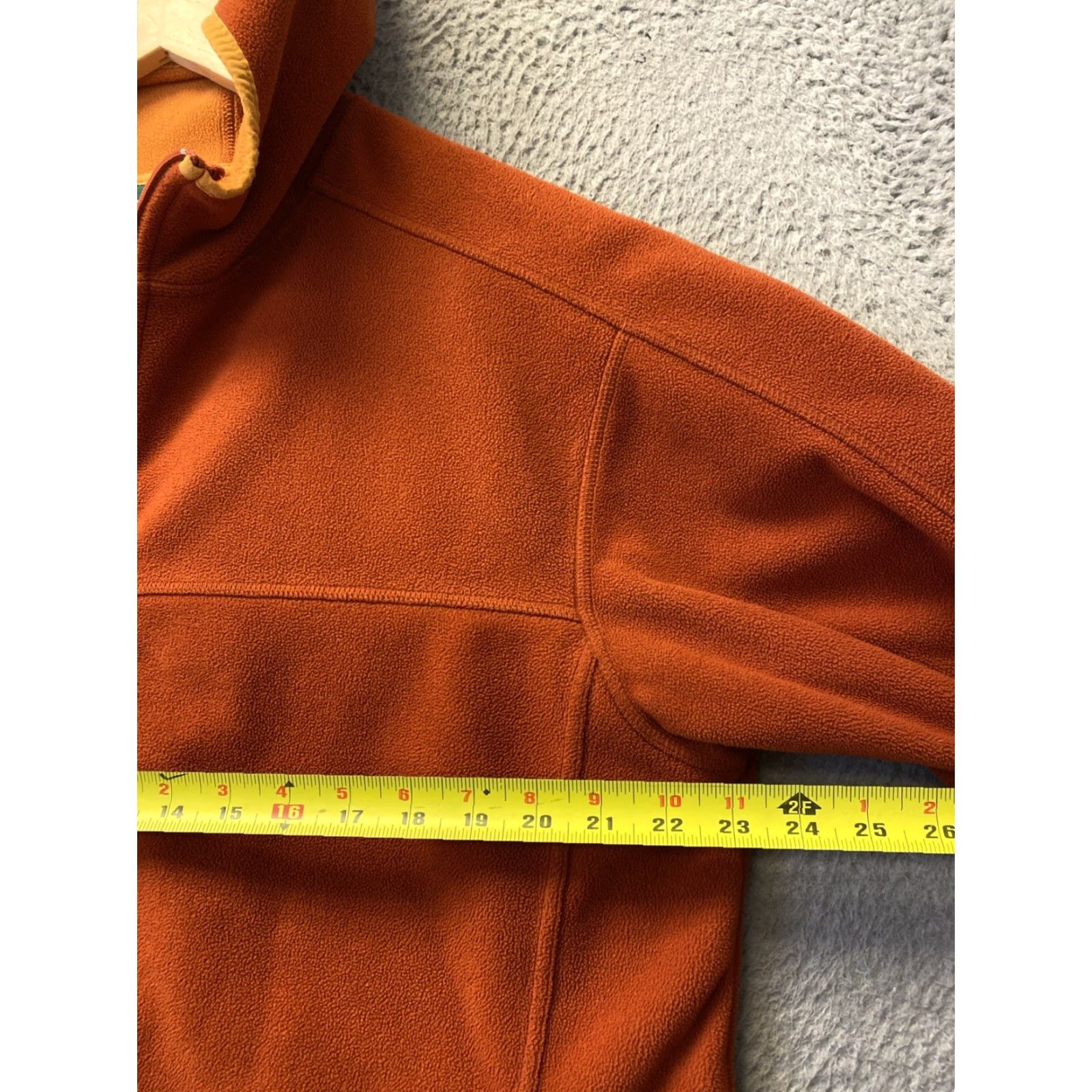 Vintage L.L. Bean Polartech Hoodie Sweatshirt Jacket Men’s L Fire Brown Relaxed Mens Size US L / EU 52-54 / 3 - 7 Thumbnail