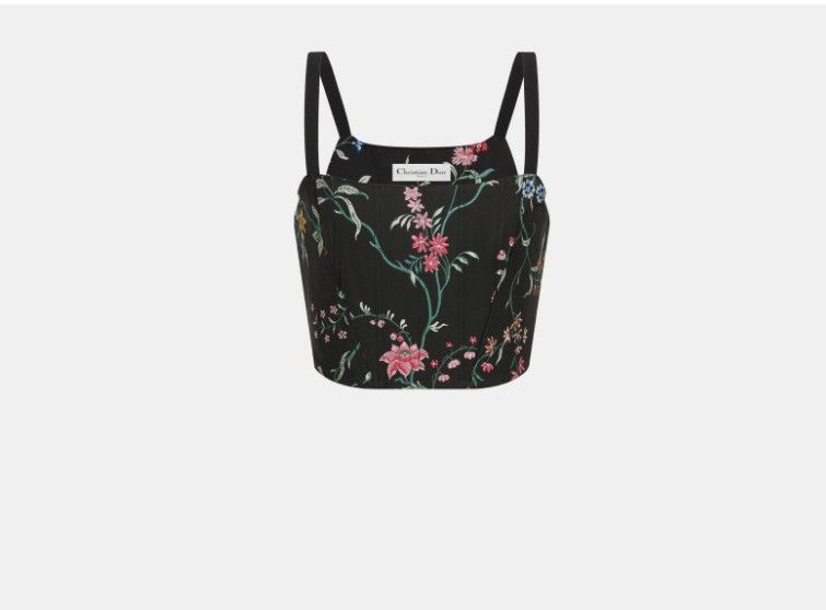 Dior o1w1db10425 327B21A2 Corset Top in Multicolor Size XS / US 0-2 / IT 36-38 - 1 Thumbnail