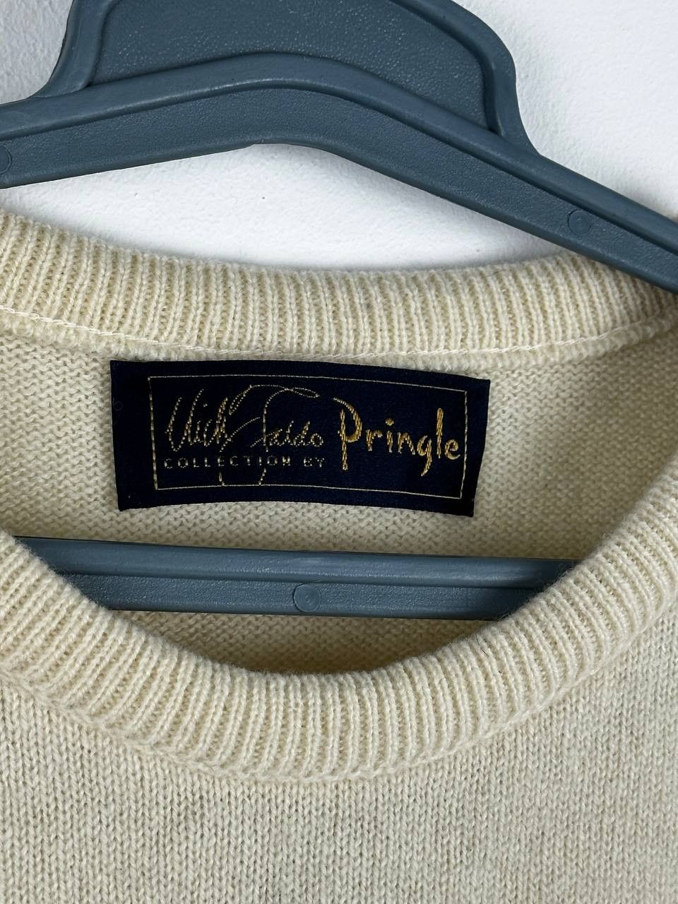 Pringle Of Scotland × Vintage Vintage Pringle Sports Pure Wool Abstract Geometric Sweater Size US L / EU 52-54 / 3 - 9 Thumbnail