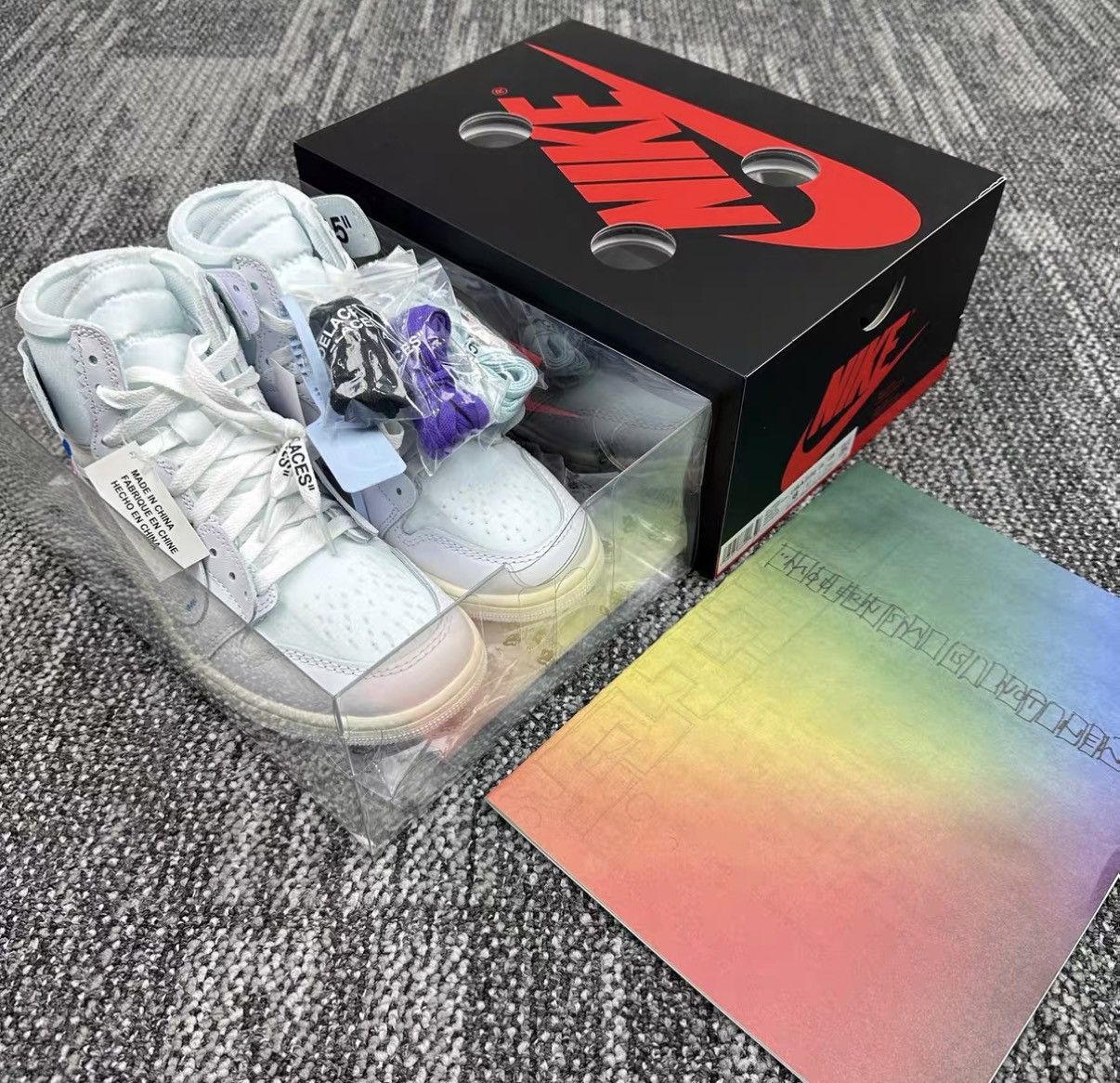 Jordan Brand Jordan × Virgil Abloh Archive Alaska AJ1 VAA Sneakers J42 Size US 8 / EU 41 - 8 Thumbnail