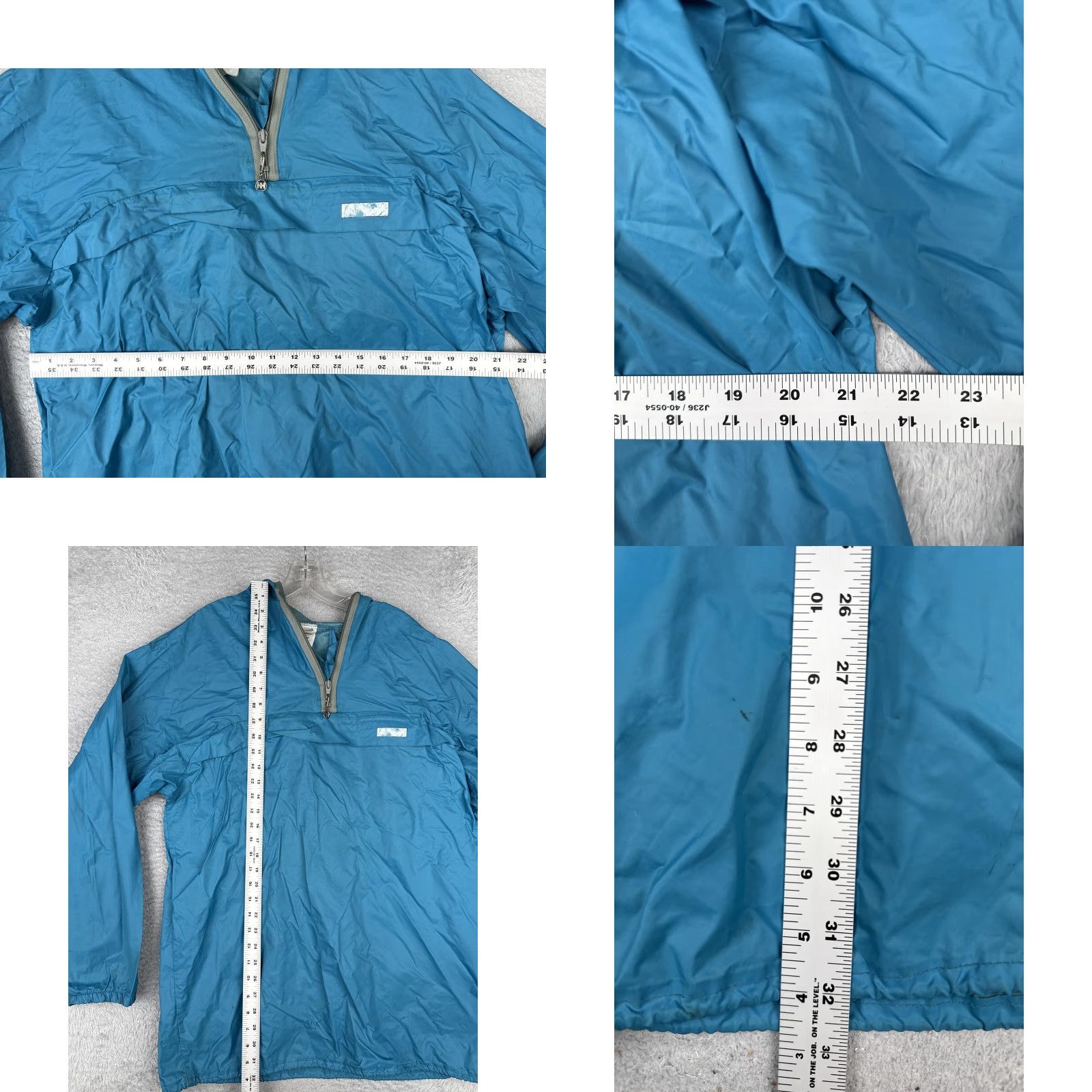 Helly Hansen VINTAGE Helly Hansen Jacket Mens XL Blue Windbreaker 1/4 Zip Hooded Nylon Outdoor Coat Size US XL / EU 56 / 4 - 8 Thumbnail