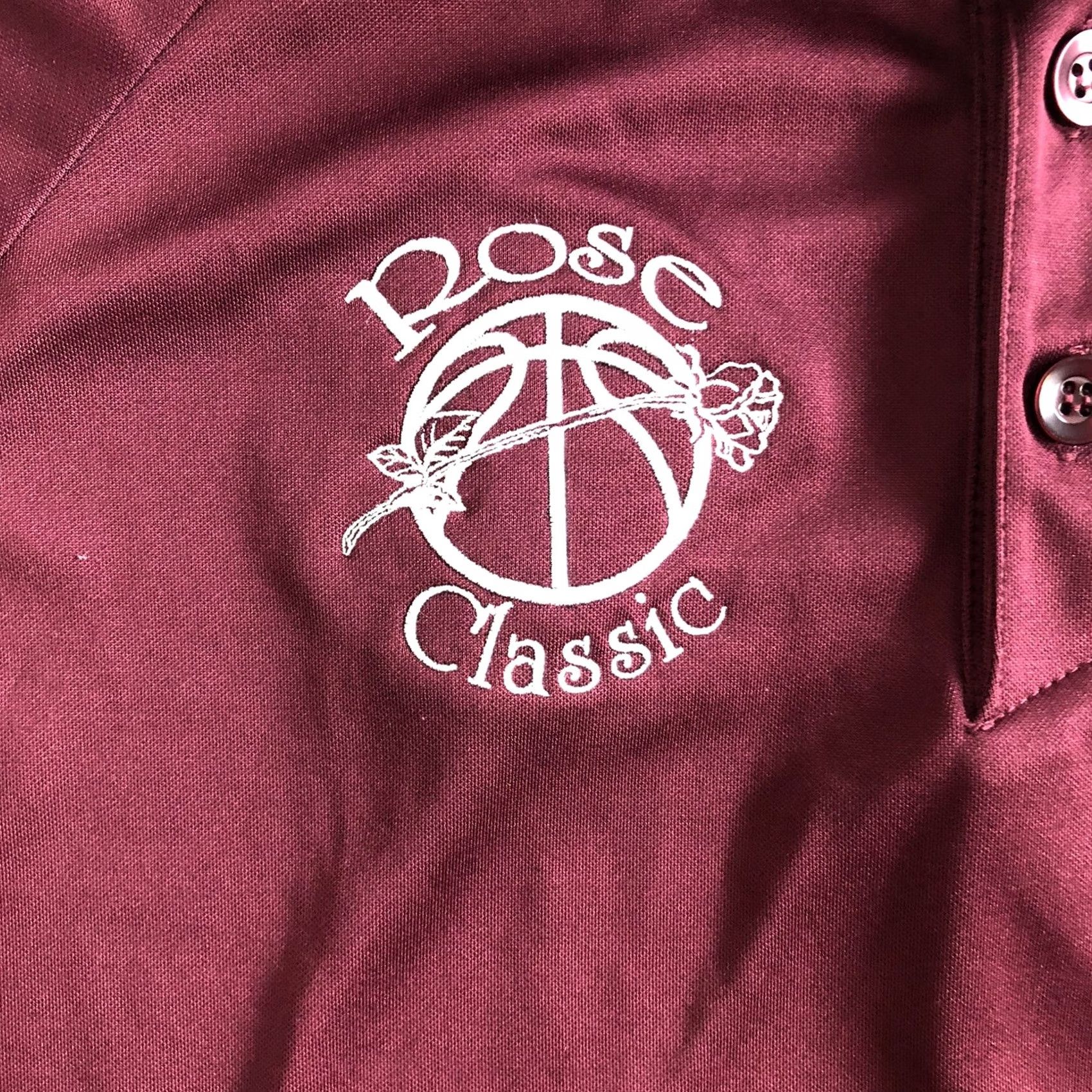 Nike Nike Team Authentic Rose Classic Polo Shirt Men's Medium Maroon Red Grafix? Size US M / EU 48-50 / 2 - 5 Thumbnail