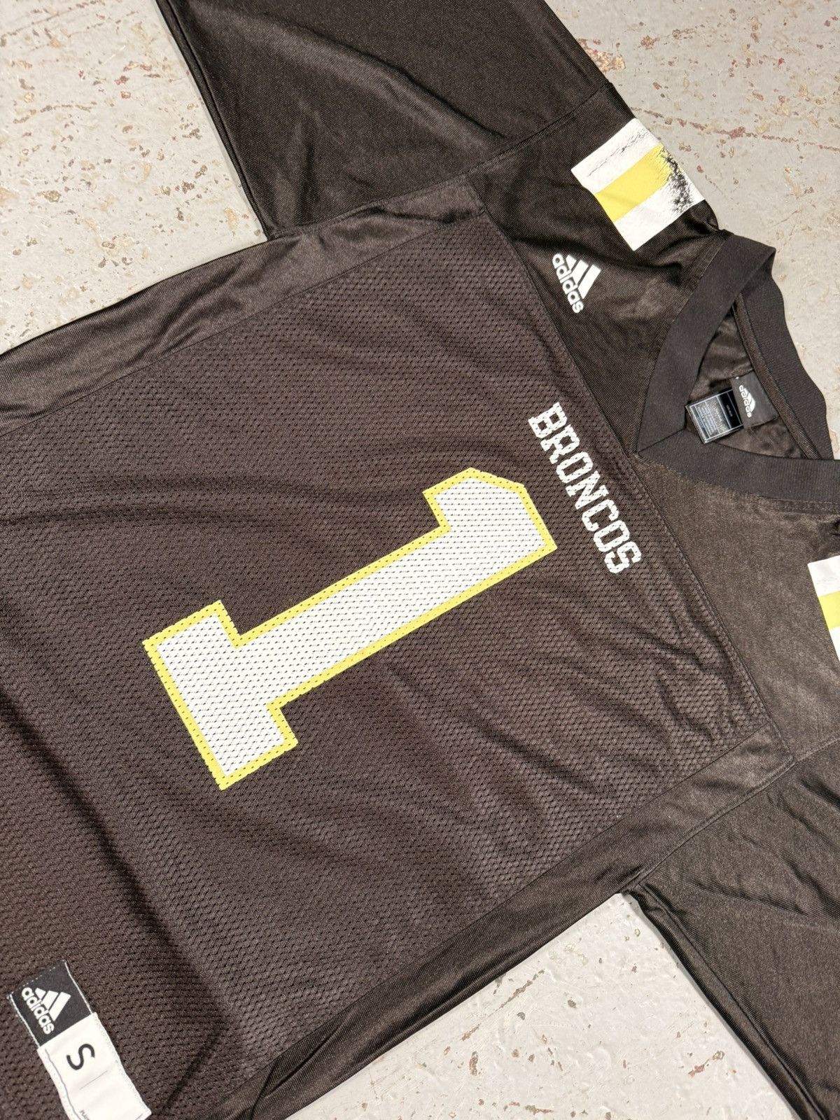 Adidas Vintage Mesh Adidas Bronco Jersey Football NFL Size US S / EU 44-46 / 1 - 2 Thumbnail