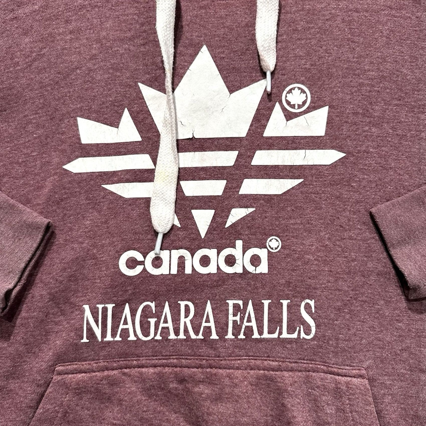 Vintage VINTAGE Niagara Falls Sweatshirt Mens Large Red Graphic Hoodie Canada 90s Size US L / EU 52-54 / 3 - 3 Thumbnail