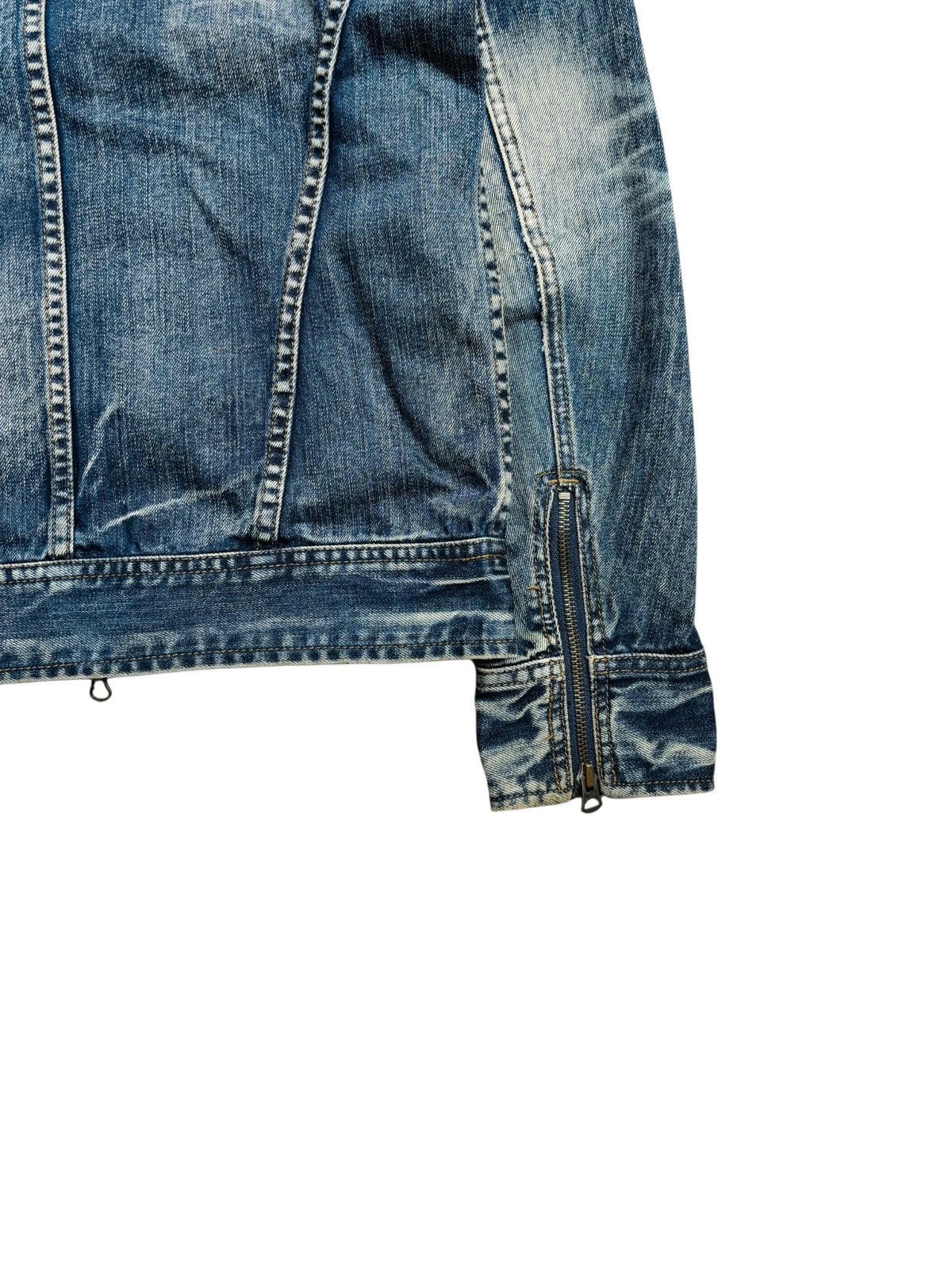 If Six Was Nine 2000s Rattle Trap - Apocalypse Style Mud Wash Denim Jacket Size US M / EU 48-50 / 2 - 9 Thumbnail
