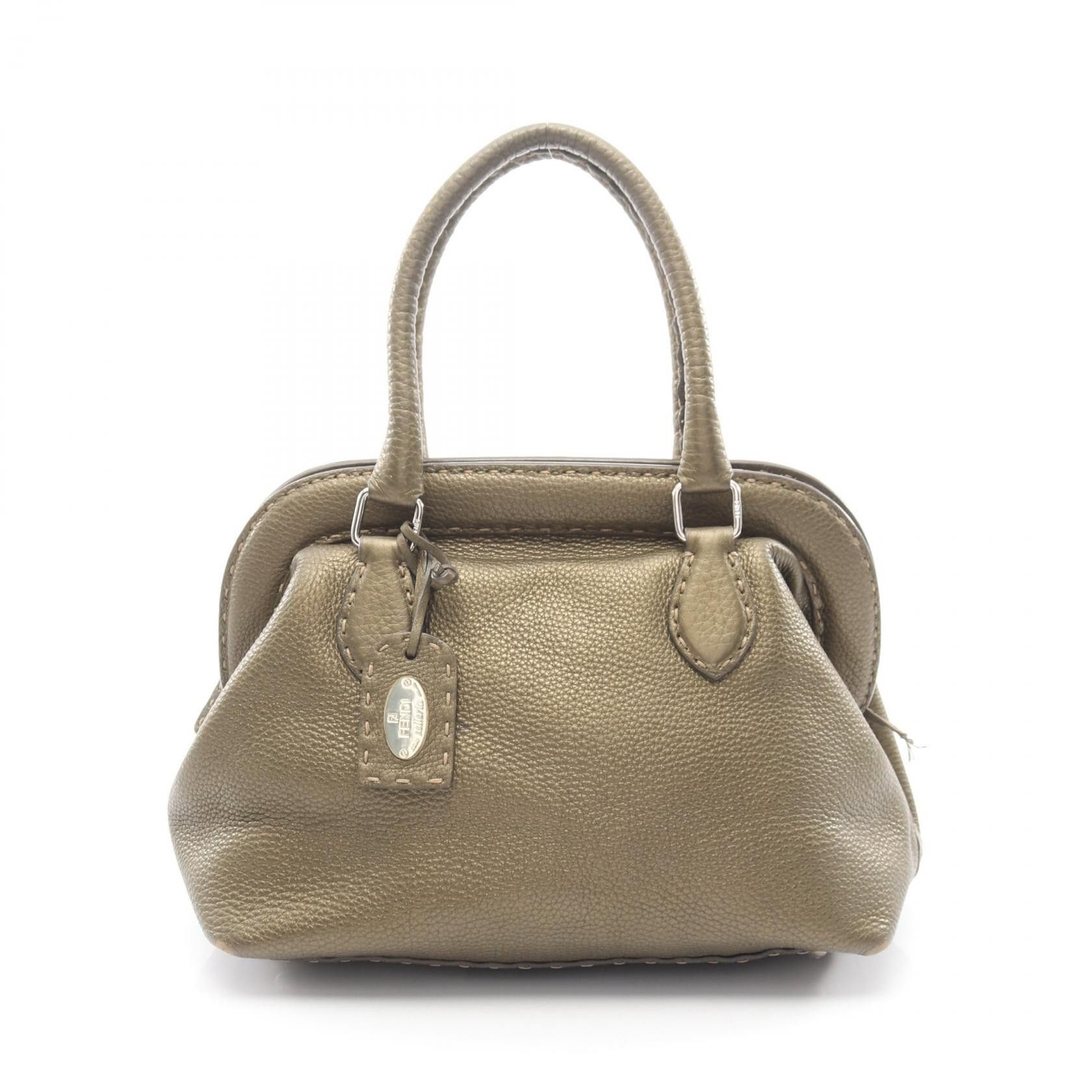Fendi Fendi FENDI Selleria Leather Handbag Leather Handbag 8BN127 DUTY FREE for USA Size ONE SIZE - 1 Thumbnail