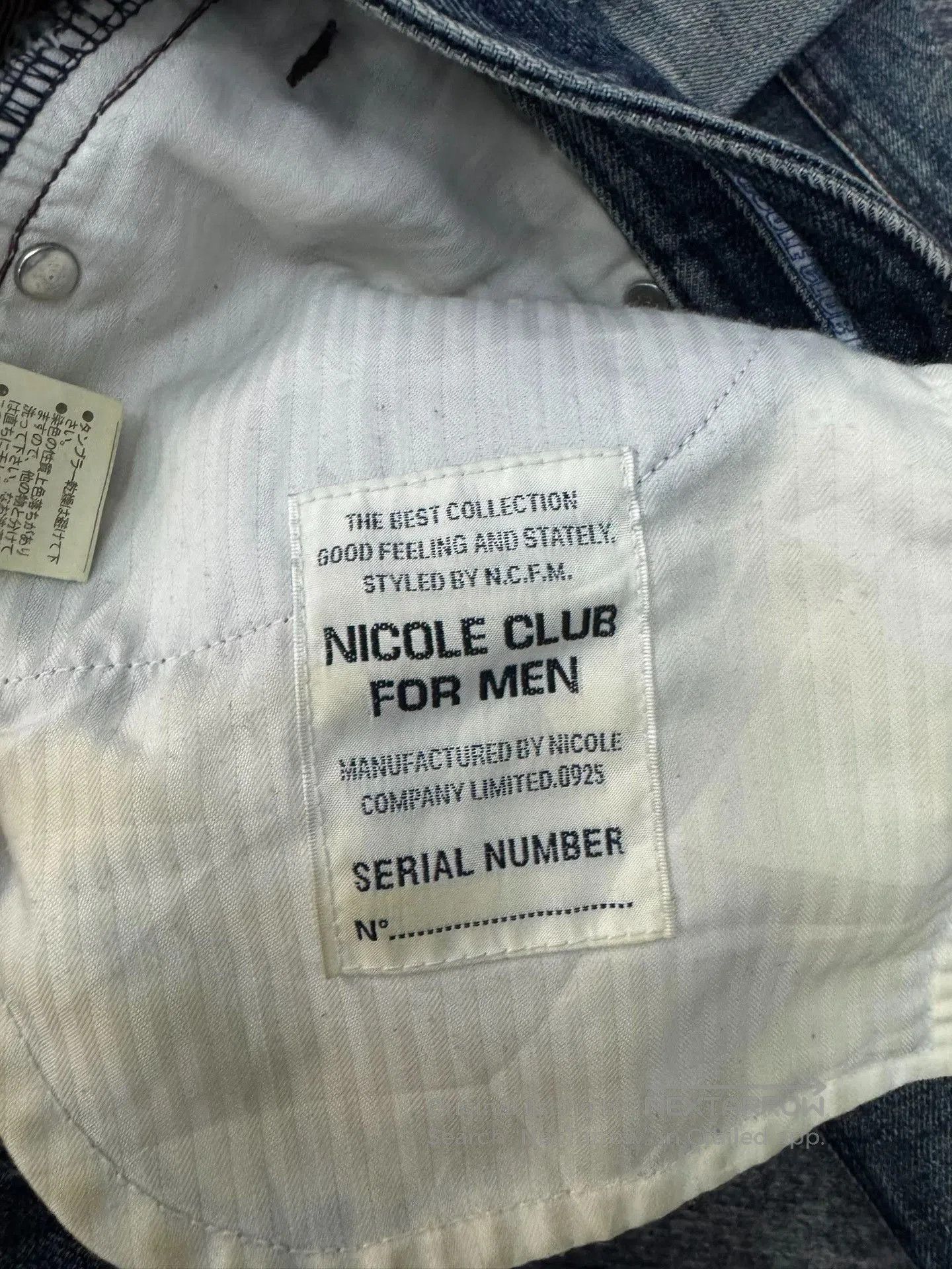 Vintage Vintage NICOLE CLUB Japanese Washed Retro Blue Jeans. Size US 31 - 5 Thumbnail