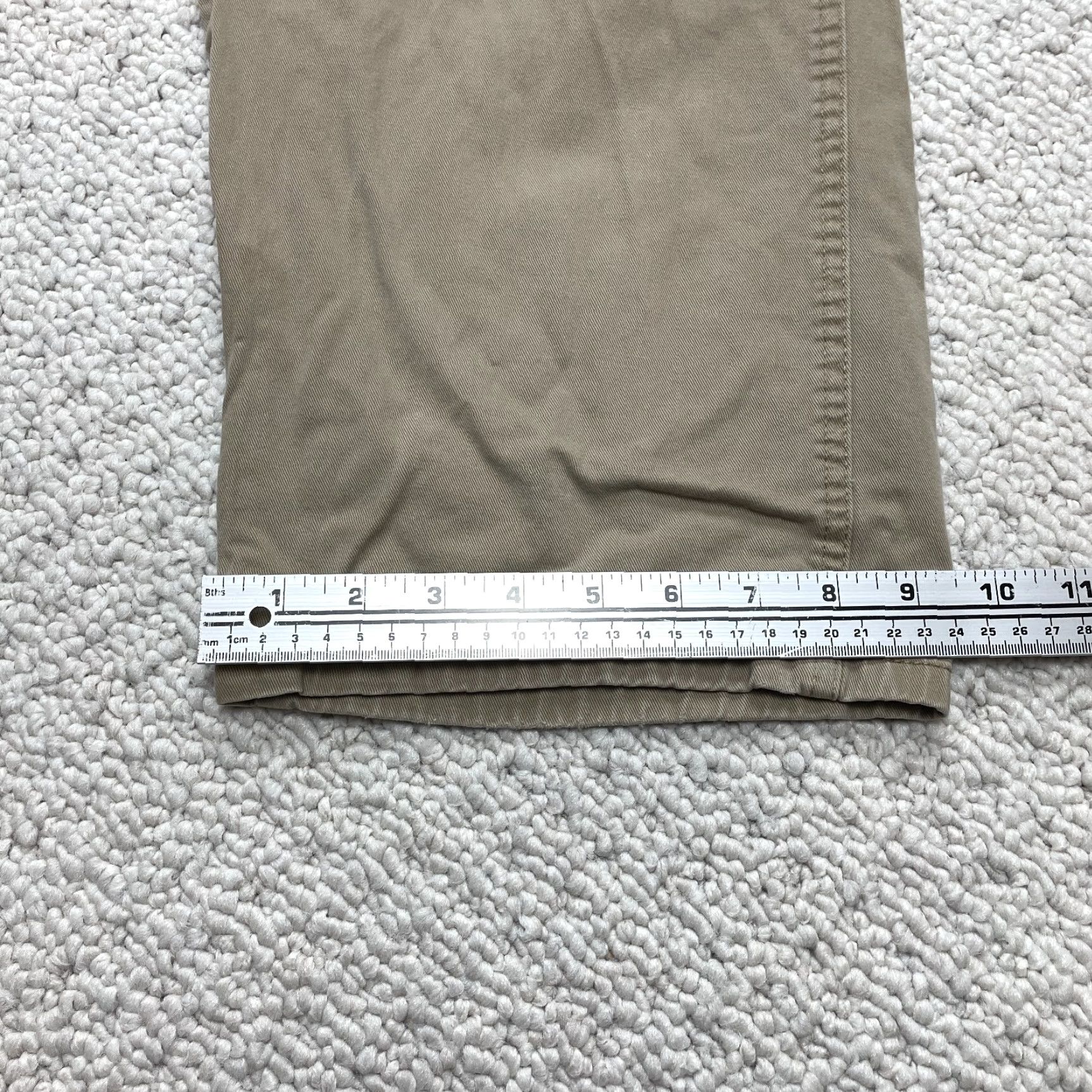 Wrangler Wrangler Cargo Pants Mens 44x30 Brown Biege Kahki High Rise Slacks Cotton Solid Size US 44 / EU 60 - 2 Thumbnail