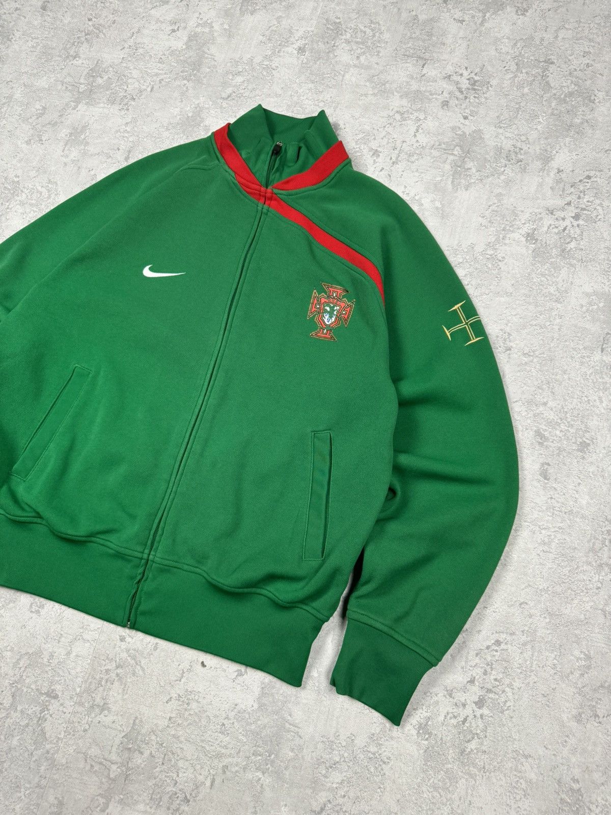 Nike Vintage Nike Portugal Track Jacket Size XL Size US XL / EU 56 / 4 - 3 Thumbnail