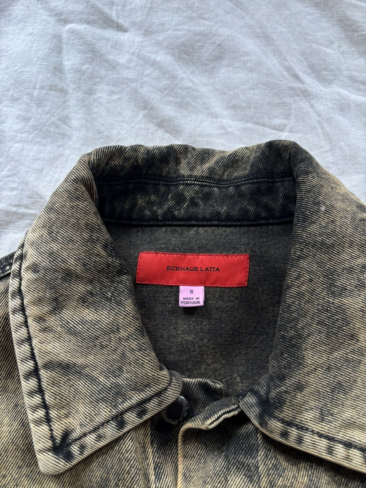 Eckhaus Latta Eckhaus Latta Oversized Acid wash denim jacket Size US S / EU 44-46 / 1 - 2 Thumbnail