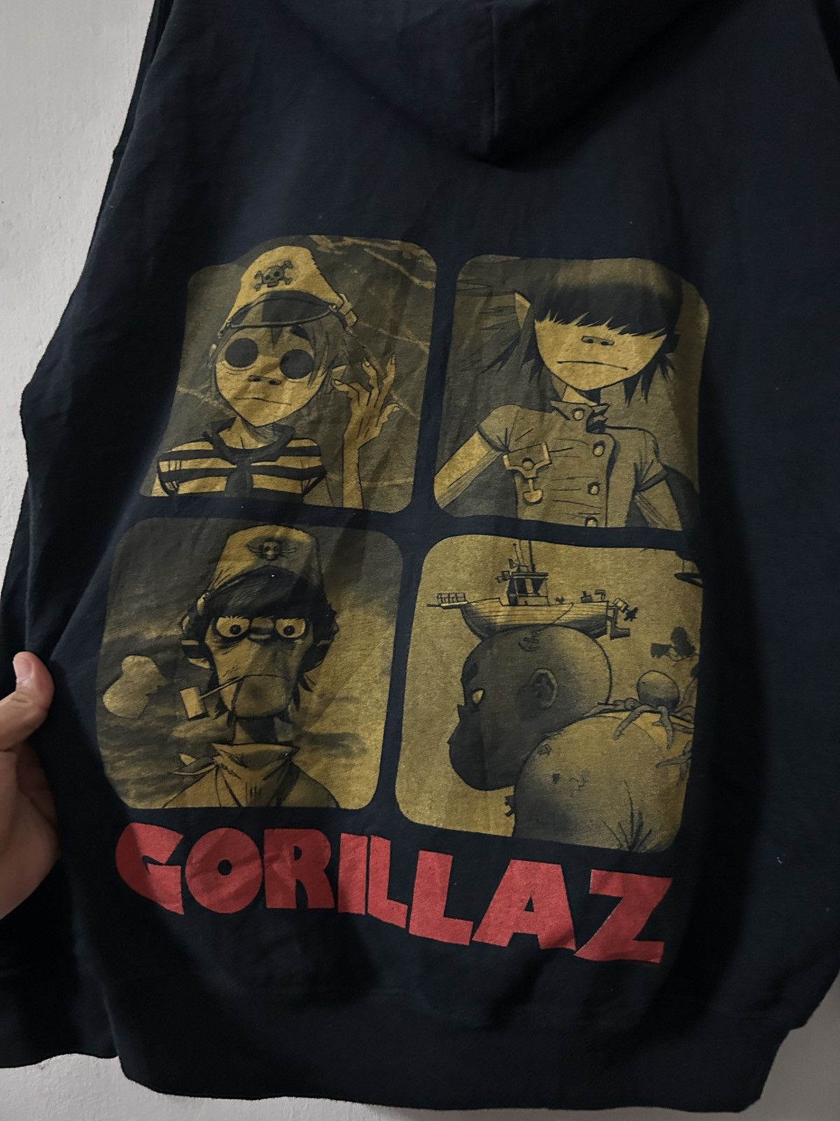 Band Tees 2010 Gorillaz Zipper Hoodie Vintage Y2K Band Size US L / EU 52-54 / 3 - 3 Thumbnail