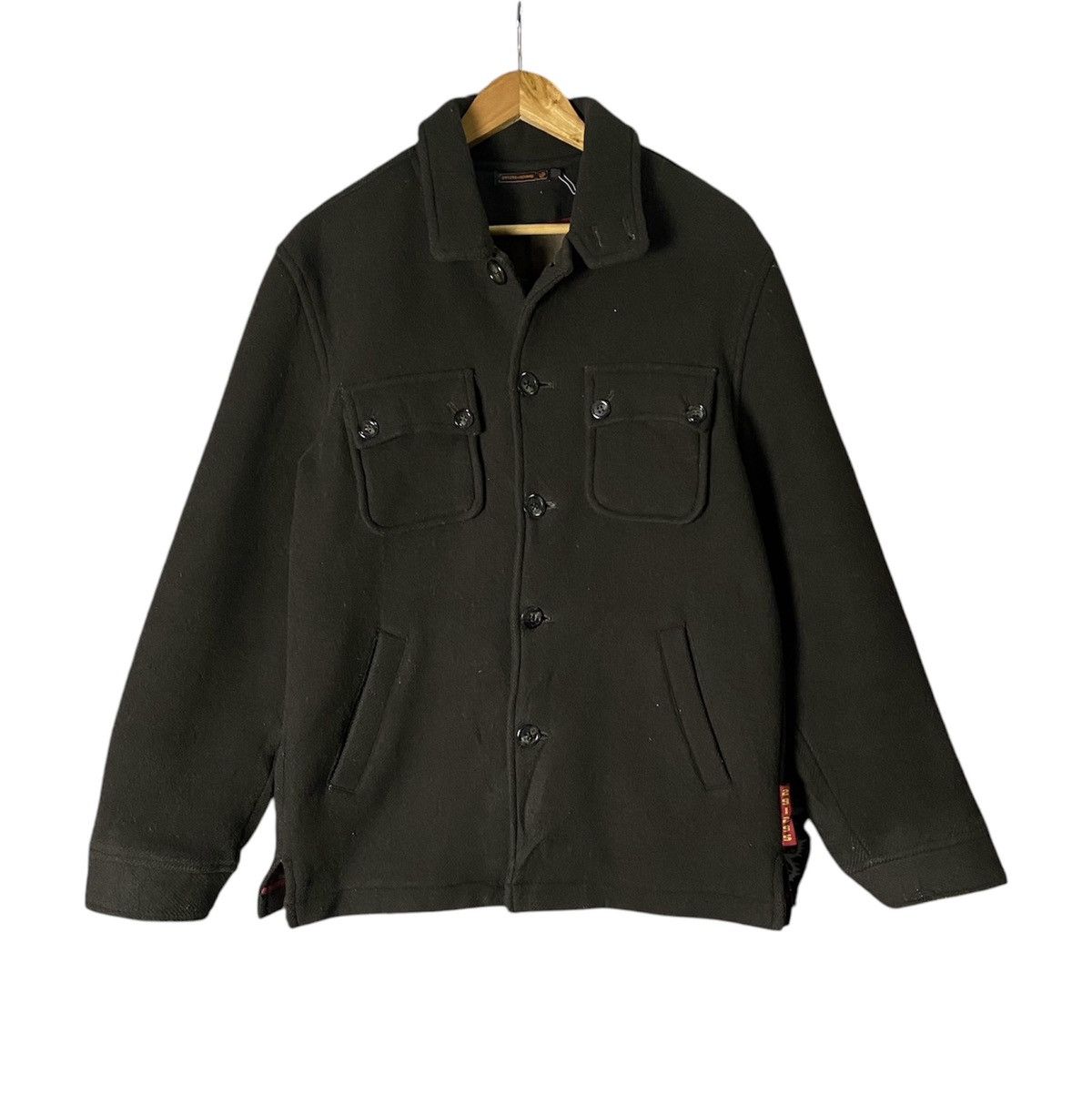 291295=Homme 291295 Homme Wool Button Up Jacket Size US M / EU 48-50 / 2 - 1 Thumbnail