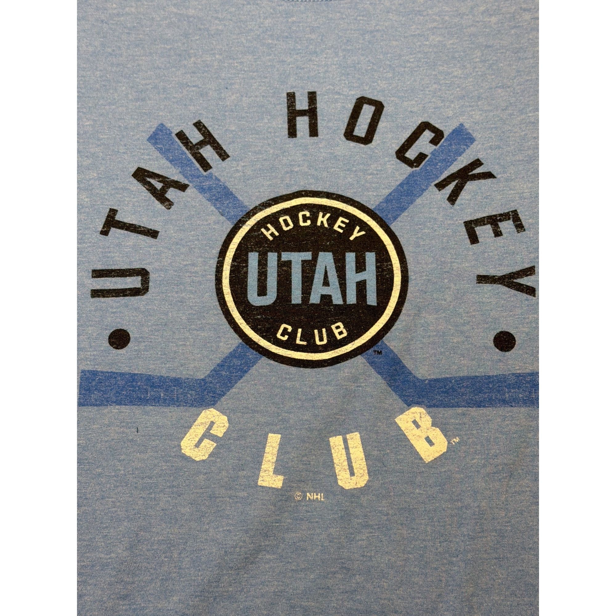 Champion Champion Utah Hockey Club Front Graphic T Shirt Heather Blue Size US M / EU 48-50 / 2 - 2 Thumbnail