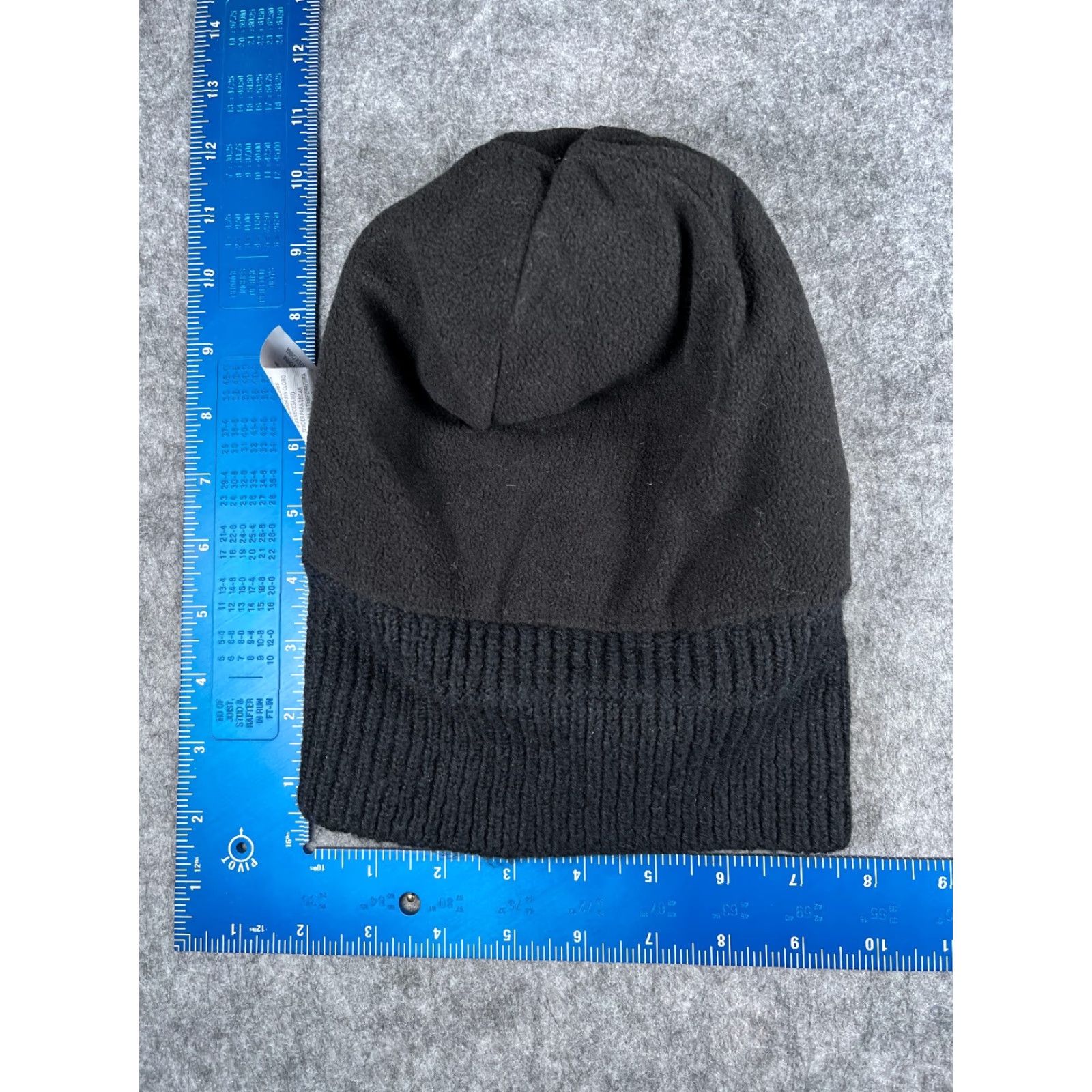 Vintage Target Beanie Toque Adult One Size Black Knit Faux Fur Pom Outdoor Ski Womens Size ONE SIZE - 5 Thumbnail