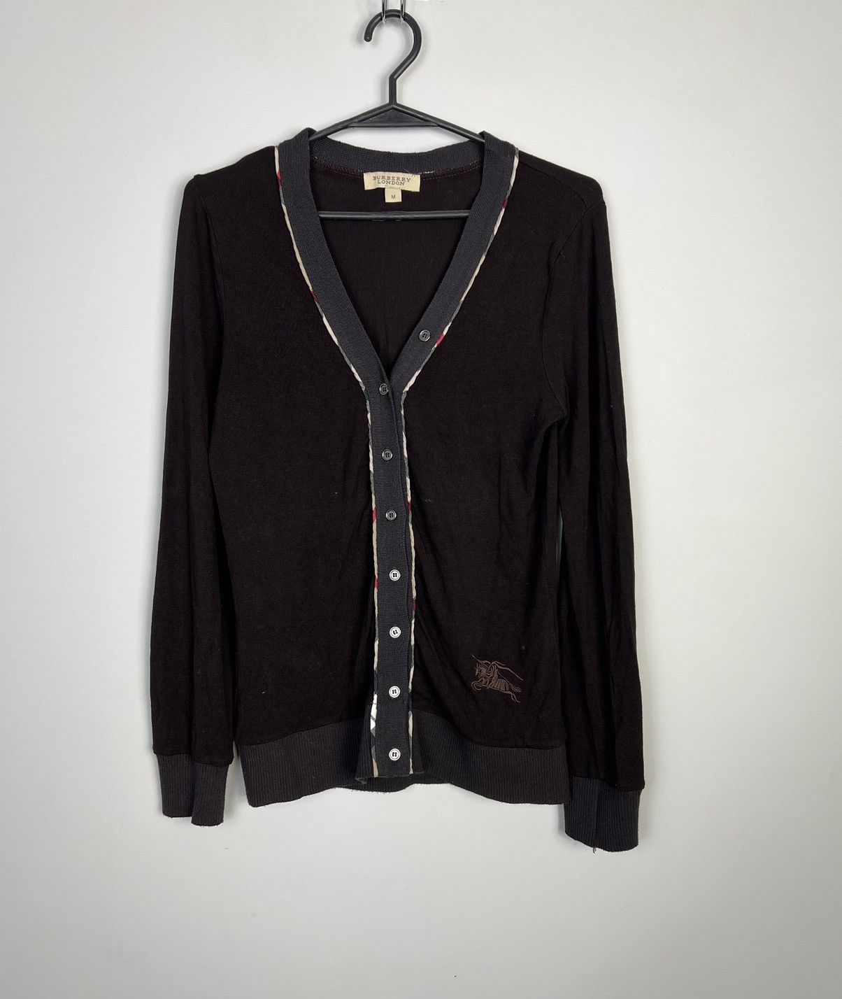 Burberry Burberry London Women's Brown Cardigan Sweater Size M / US 6-8 / IT 42-44 - 1 Thumbnail
