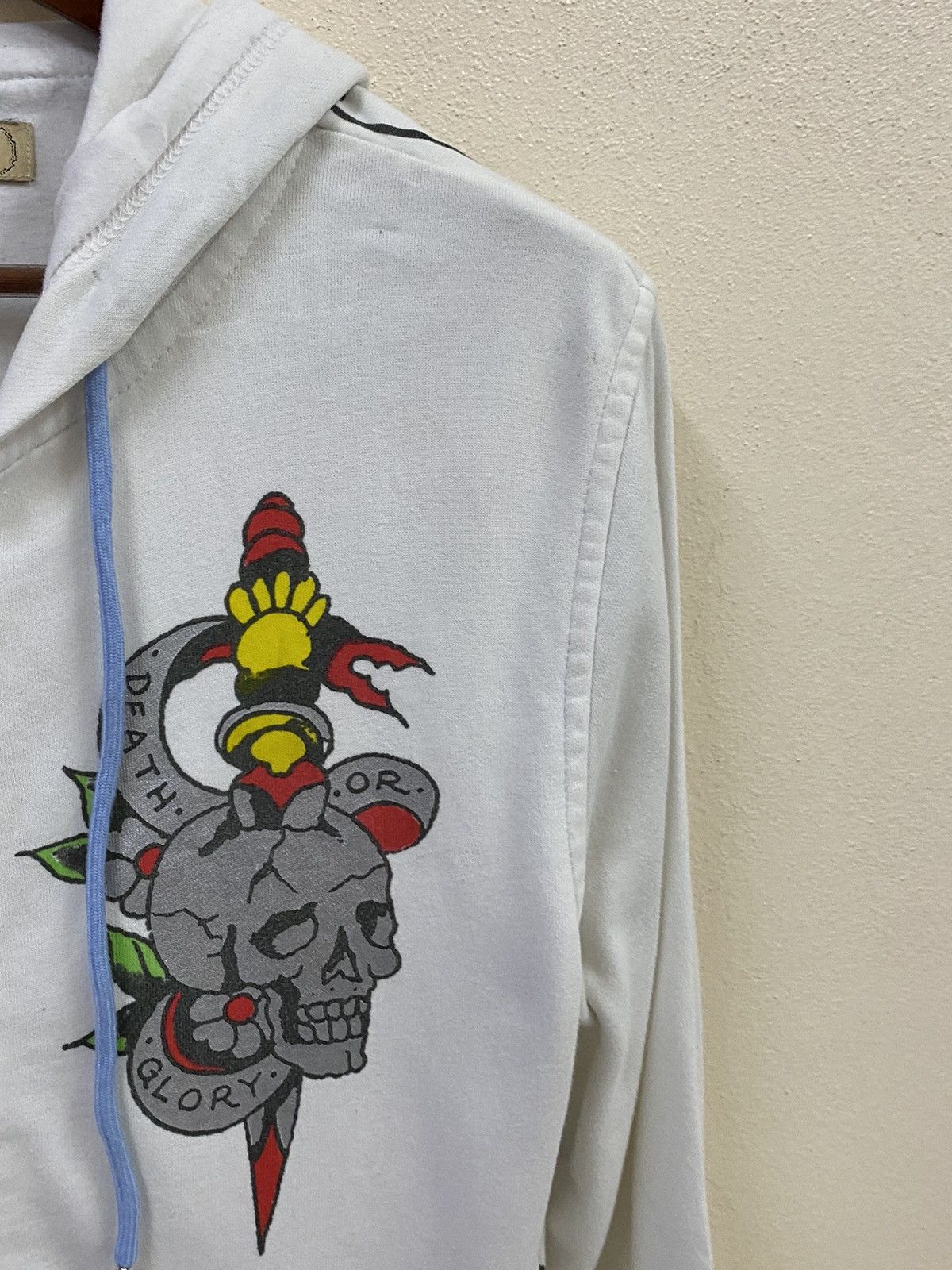 Ed Hardy Vintage Ed Hardy Skull Hoodie Zip Up Size US M / EU 48-50 / 2 - 9 Thumbnail