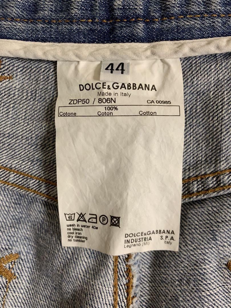 Dolce & Gabbana 06 Runway Dolce & Gabbana Hollywood Cowboy Denim Size US 30 / EU 46 - 2 Thumbnail