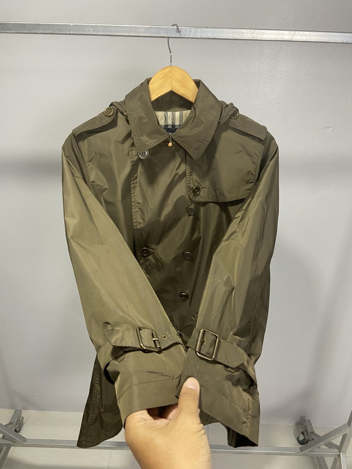 Burberry Burberry Rain Trench Coat Size L / US 10 / IT 46 - 5 Thumbnail