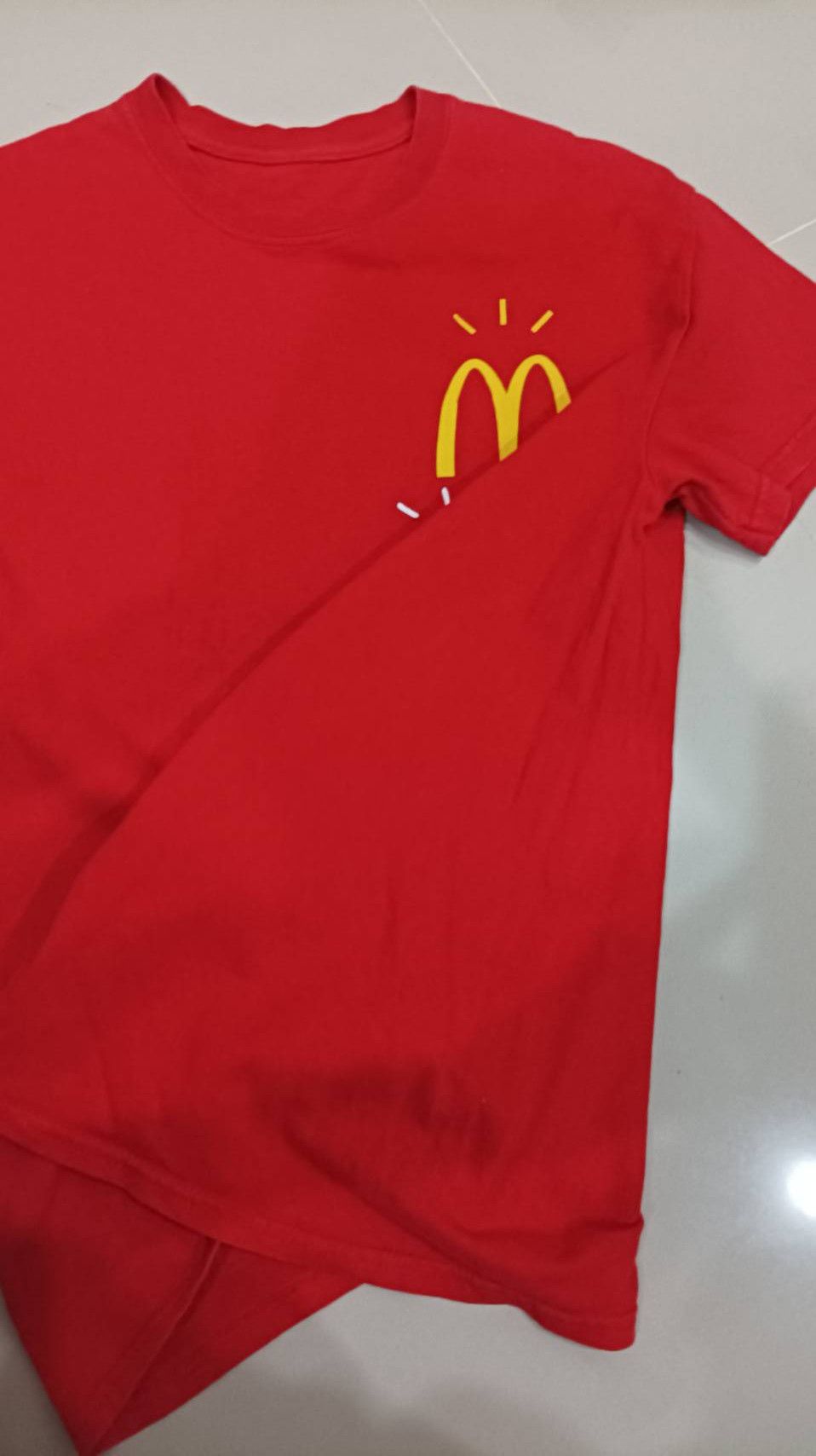 Rap Tees Travis Scott x Mcdonald's Cactus Jack Red Crew T-Shirt Size US S / EU 44-46 / 1 - 3 Thumbnail