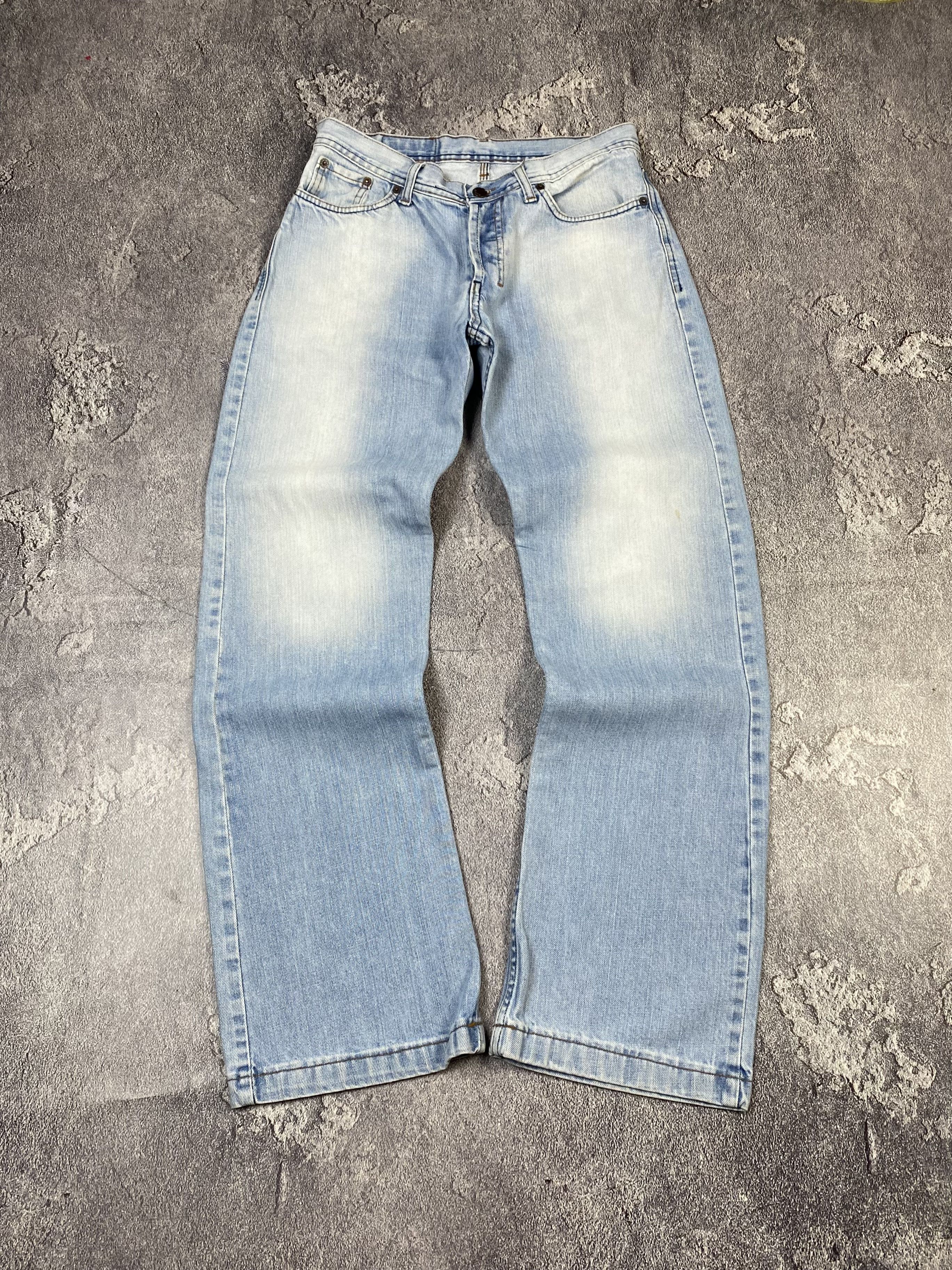 If Six Was Nine Y2K Faded Blue Stone Washed Jeans Straight Baggy Fit Leg Size US 30 / EU 46 - 4 Thumbnail