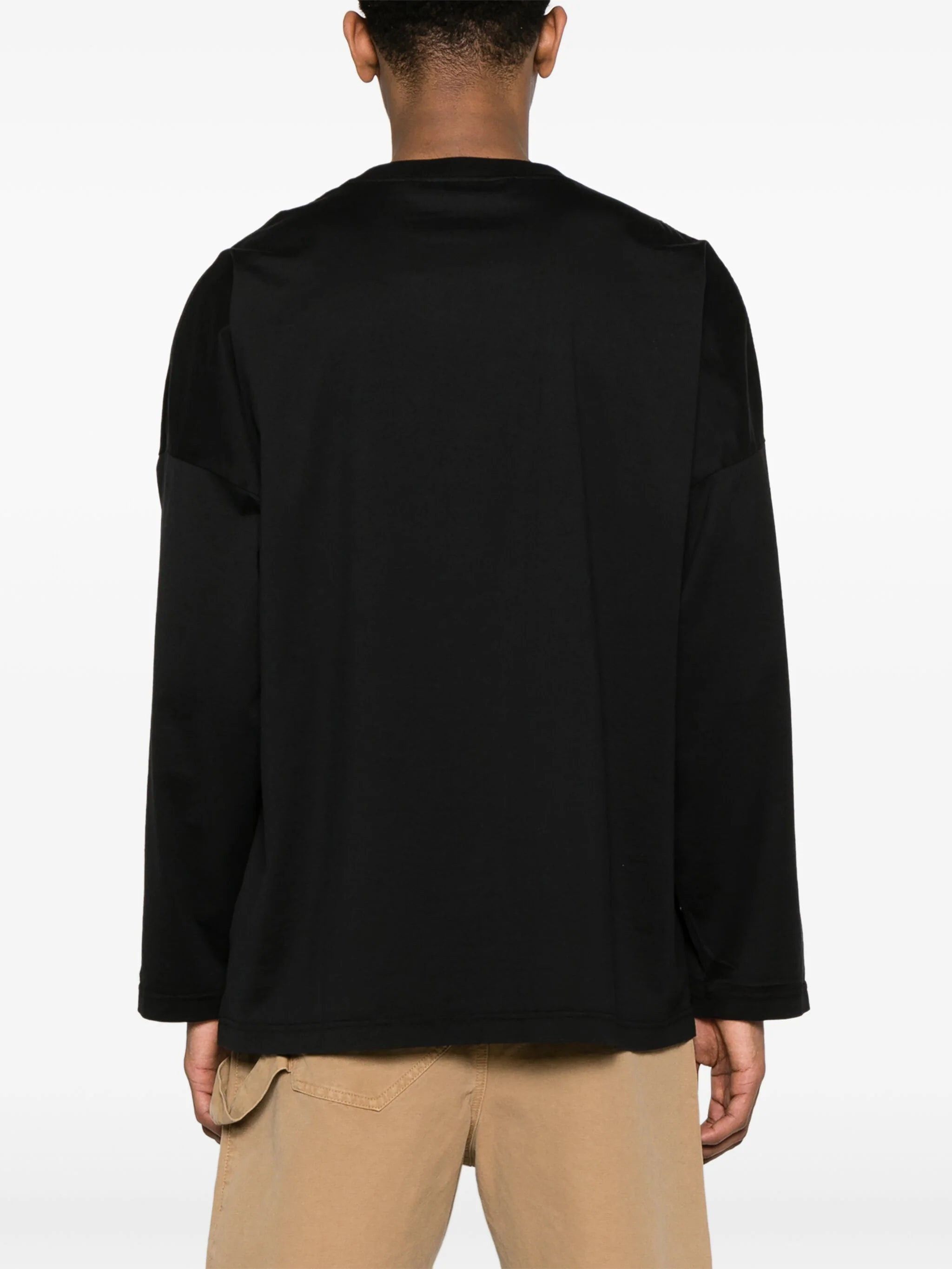 Palm Angels o1y0325 Logo Crewneck T-Shirt in Black Size US XL / EU 56 / 4 - 3 Thumbnail
