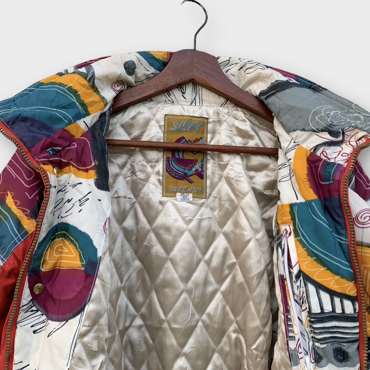 Vintage Vintage Silver Ski Jacket Size US L / EU 52-54 / 3 - 7 Thumbnail