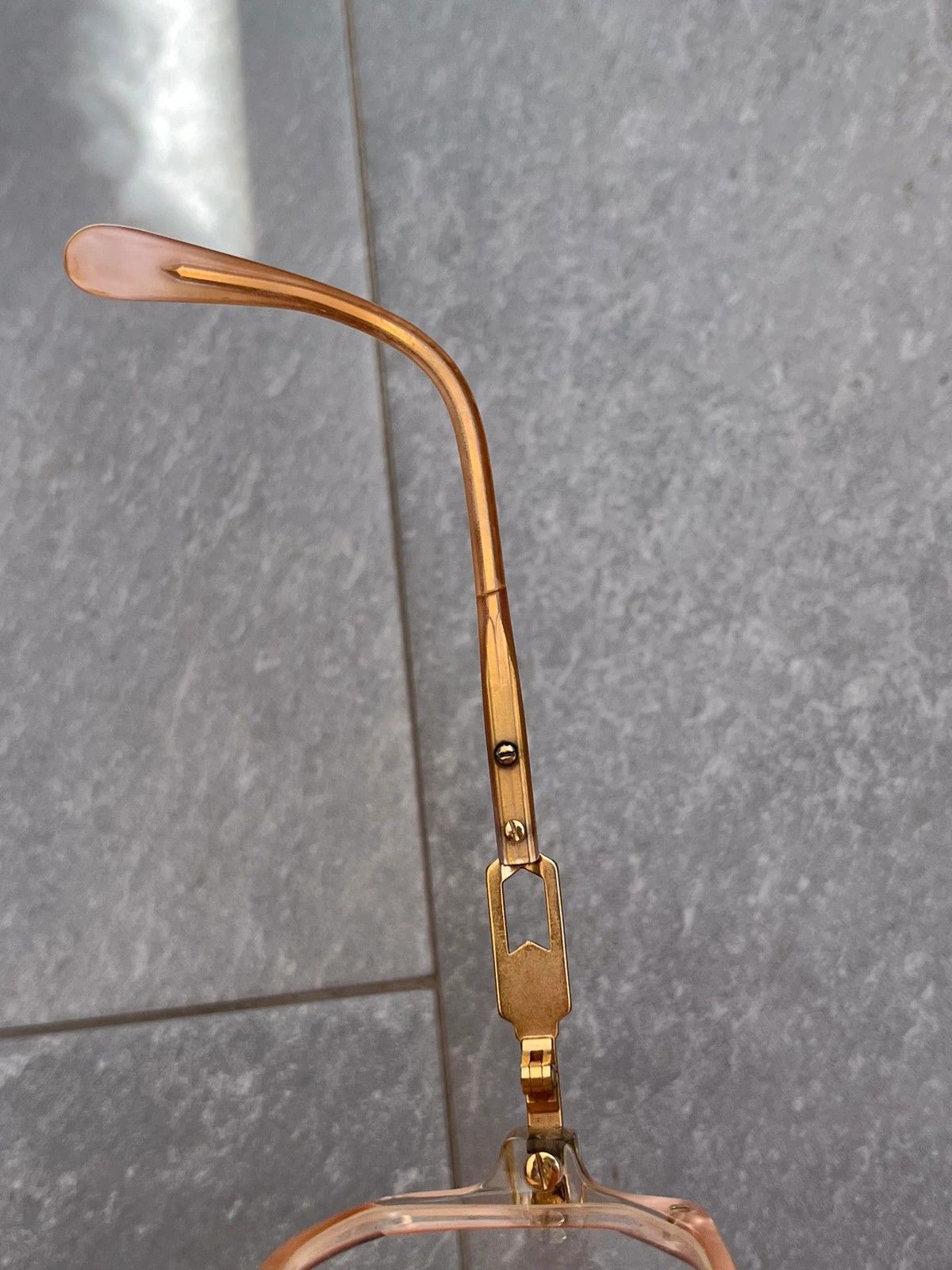 Cazal Cazal Vintage 1990s Eyeglass Glass Lens Gold Plastic Size ONE SIZE - 10 Thumbnail