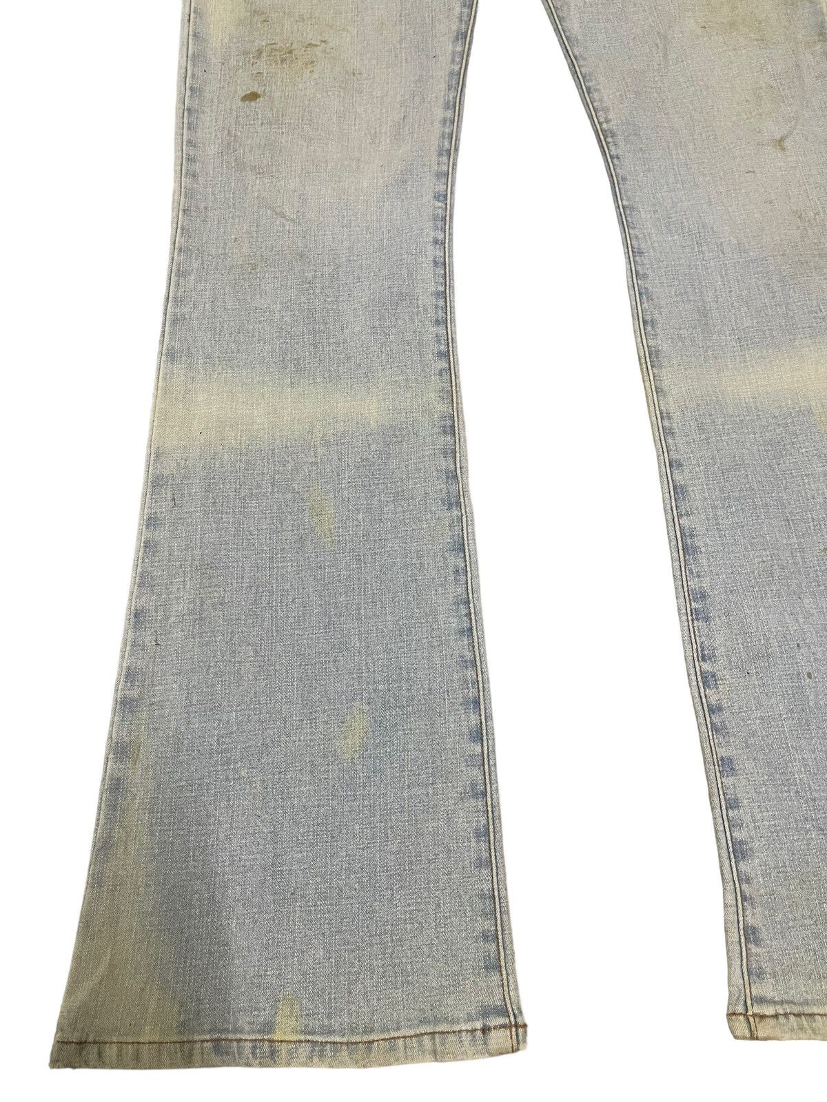 If Six Was Nine Vintage Japanese Brand Blue Wash Style Flare Jeans Size US 29 - 5 Thumbnail
