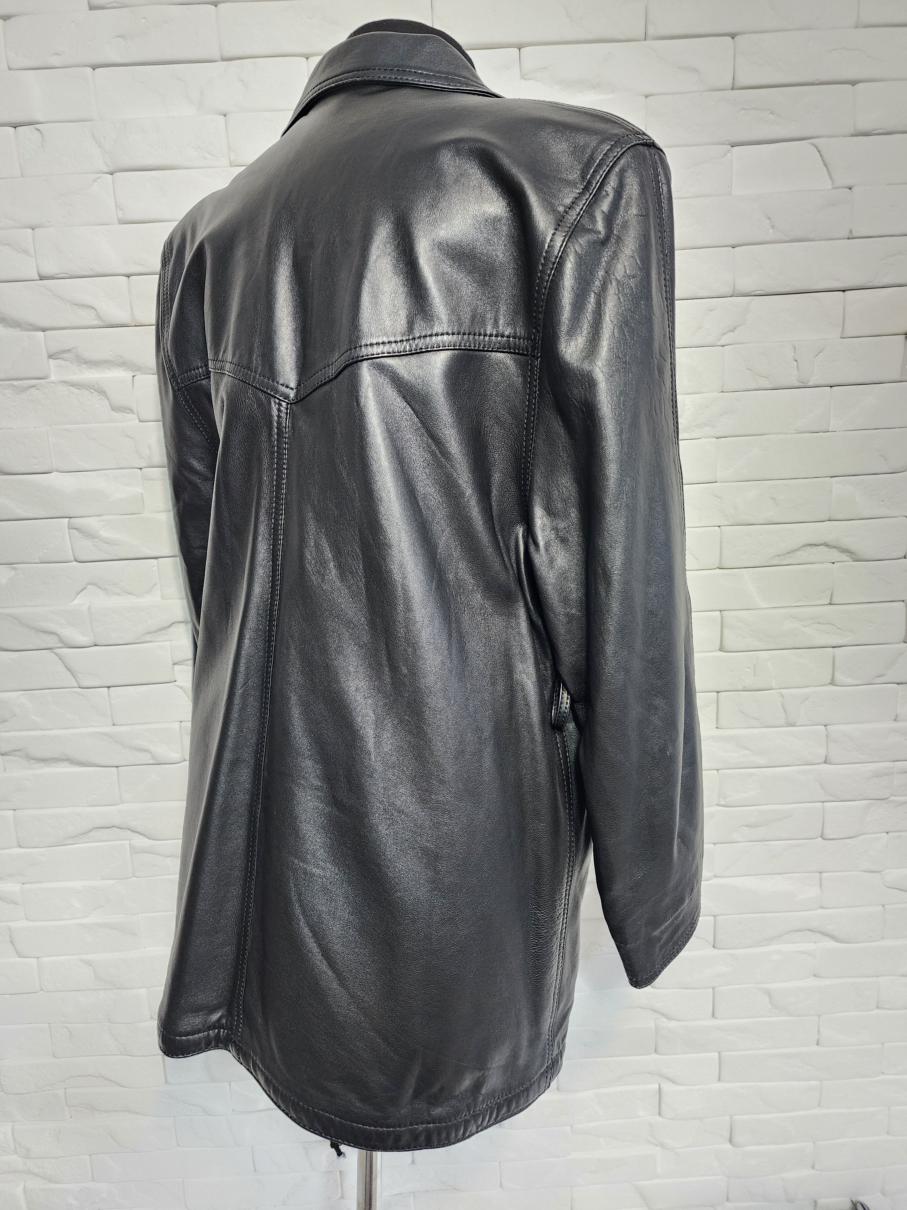 Other Elegant Black Women's Leather Jacket: Size XL / US 12-14 / IT 48-50 - 5 Thumbnail