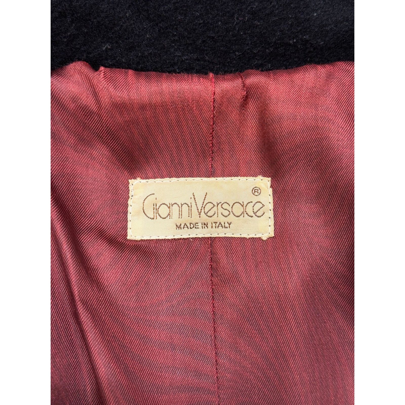 Versace 1980s Gianni Versace wool coat Size US M / EU 48-50 / 2 - 5 Thumbnail