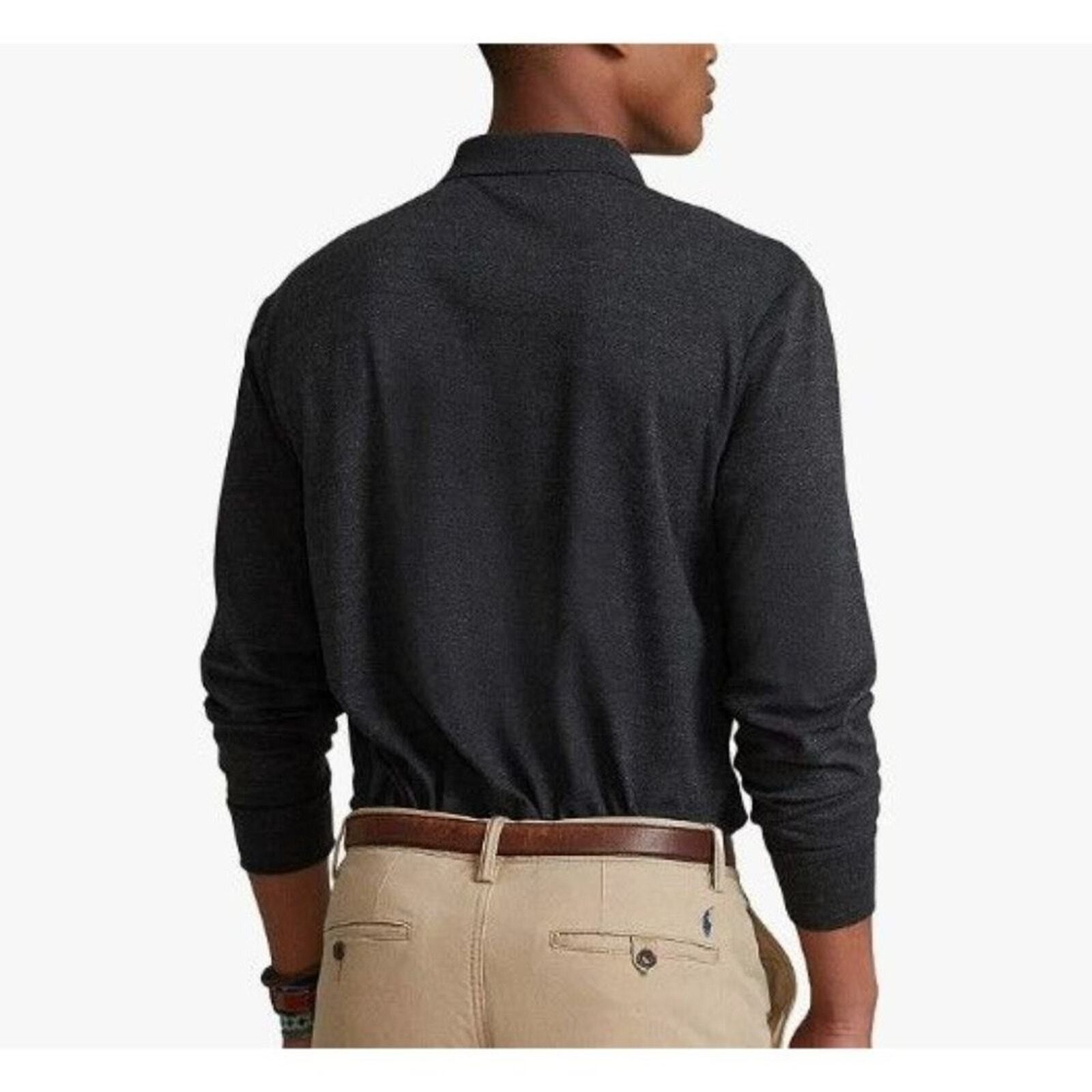 Polo Ralph Lauren Polo Ralph Lauren Flesh Pony Logo Longsleeve Polo Shirt 4XLT Size US XXL / EU 58 / 5 - 4 Thumbnail